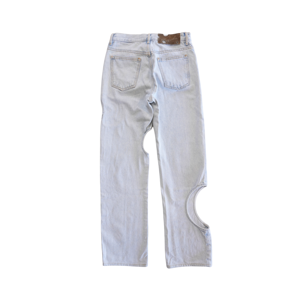 Off White Cut-Out Jeans - Women's 28