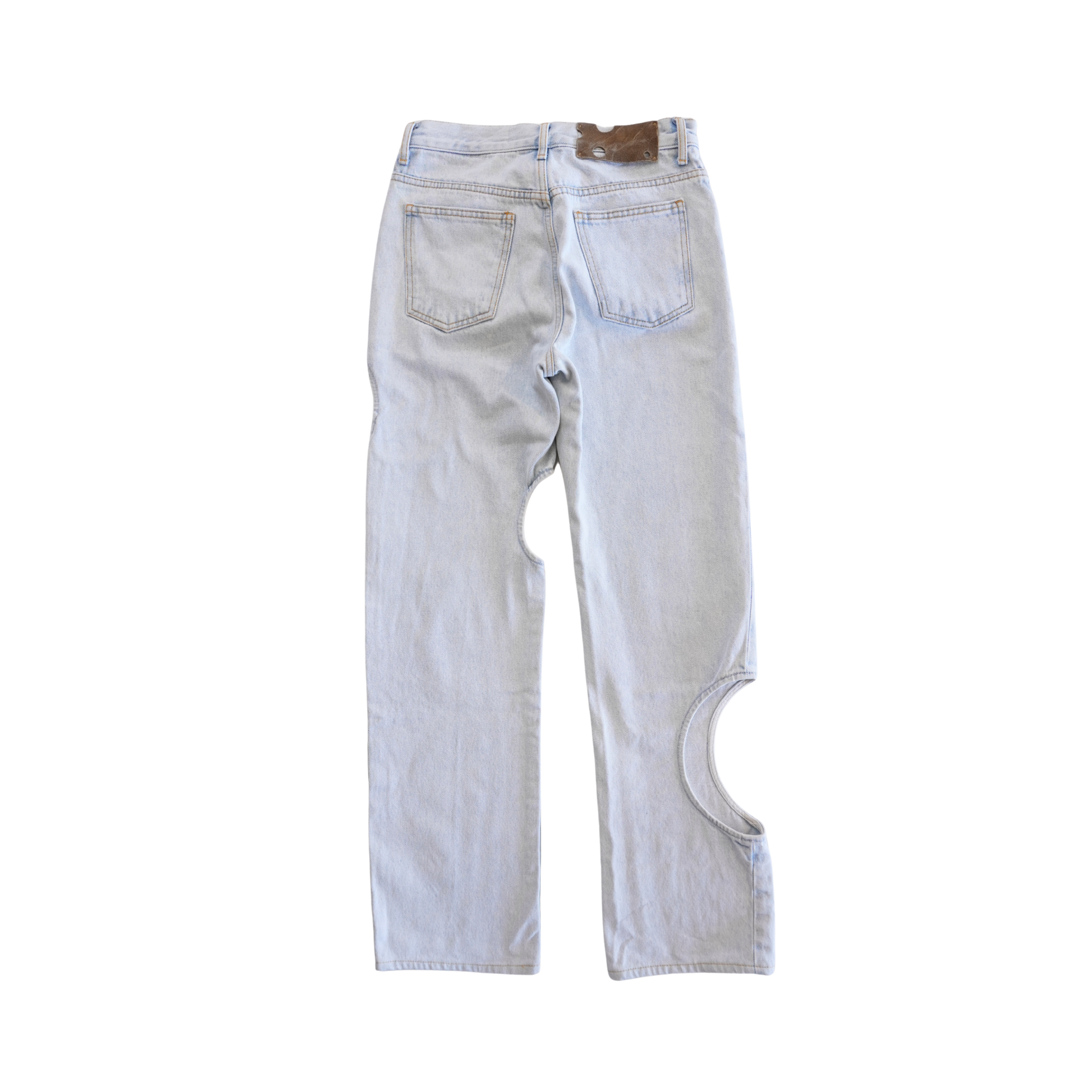 Off White Cut-Out Jeans - Women's 28