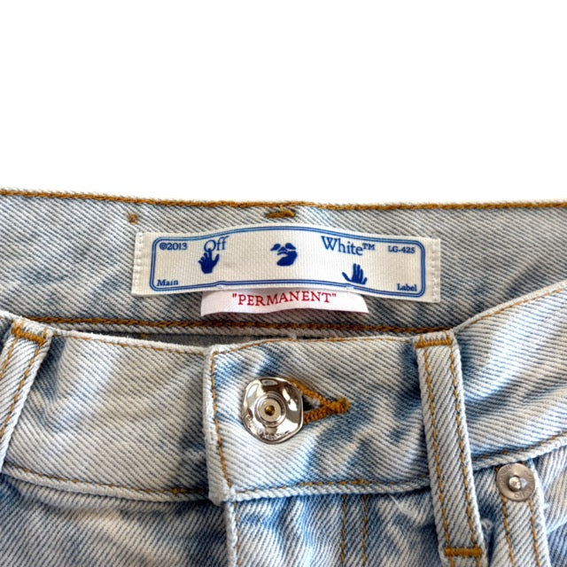 Off White Cut-Out Jeans - Women's 28