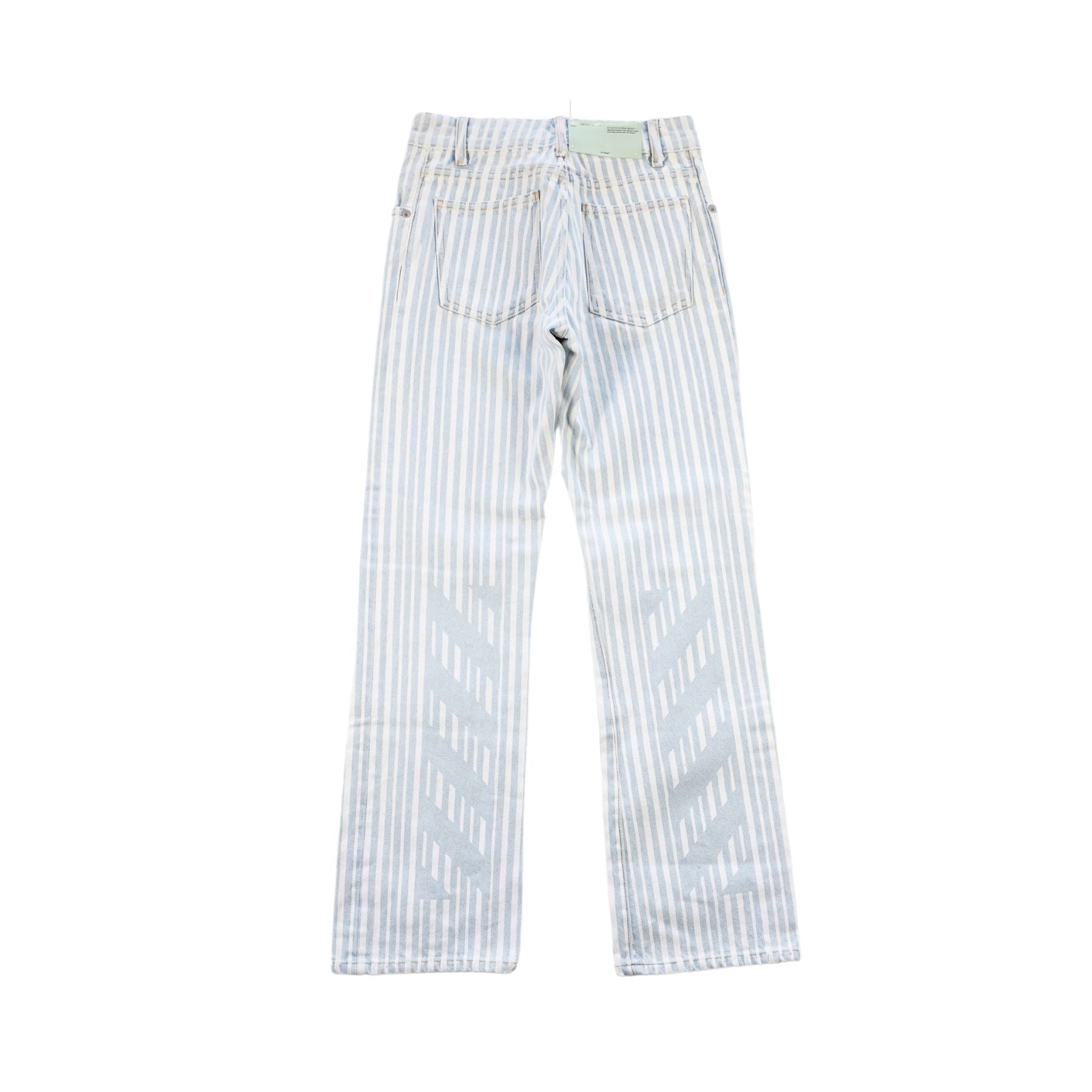 Off-White Striped Jeans - Women's 25
