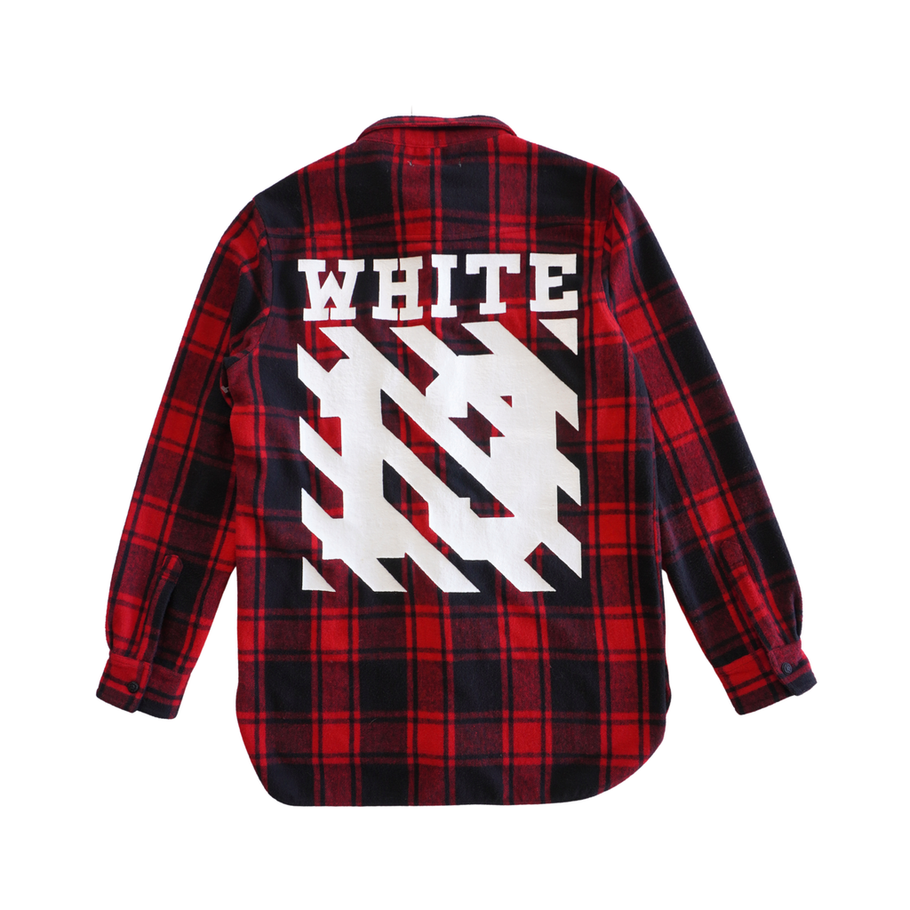 OFF WHITE Flannel Jacket - Men's S