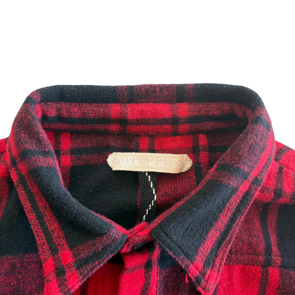 OFF WHITE Flannel Jacket - Men's S