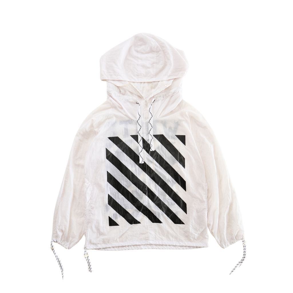 OFF-WHITE Pullover Windbreaker Jacket - Women's L