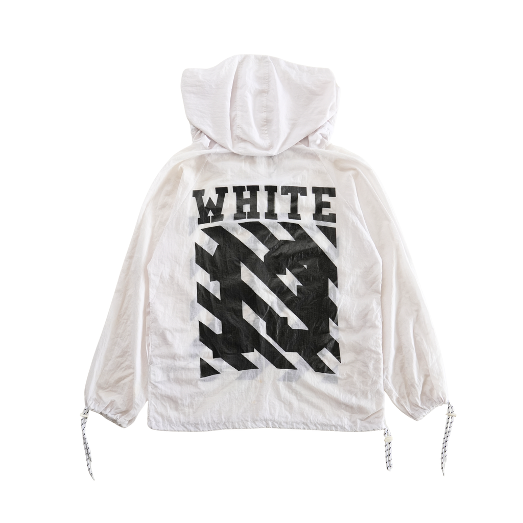 OFF-WHITE Pullover Windbreaker Jacket - Women's L