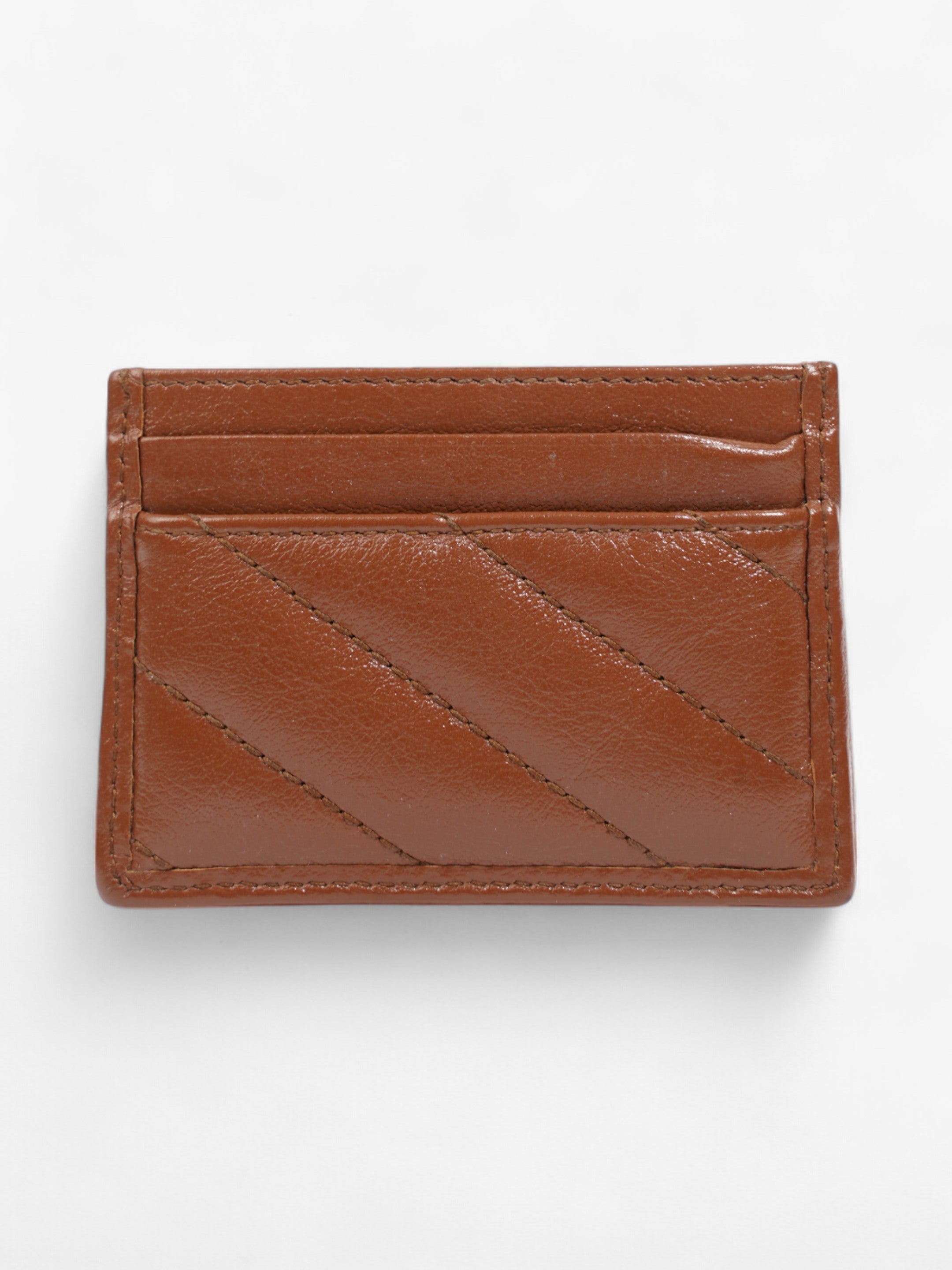 Gucci GG Marmont  Case Brown Matelasse Leather