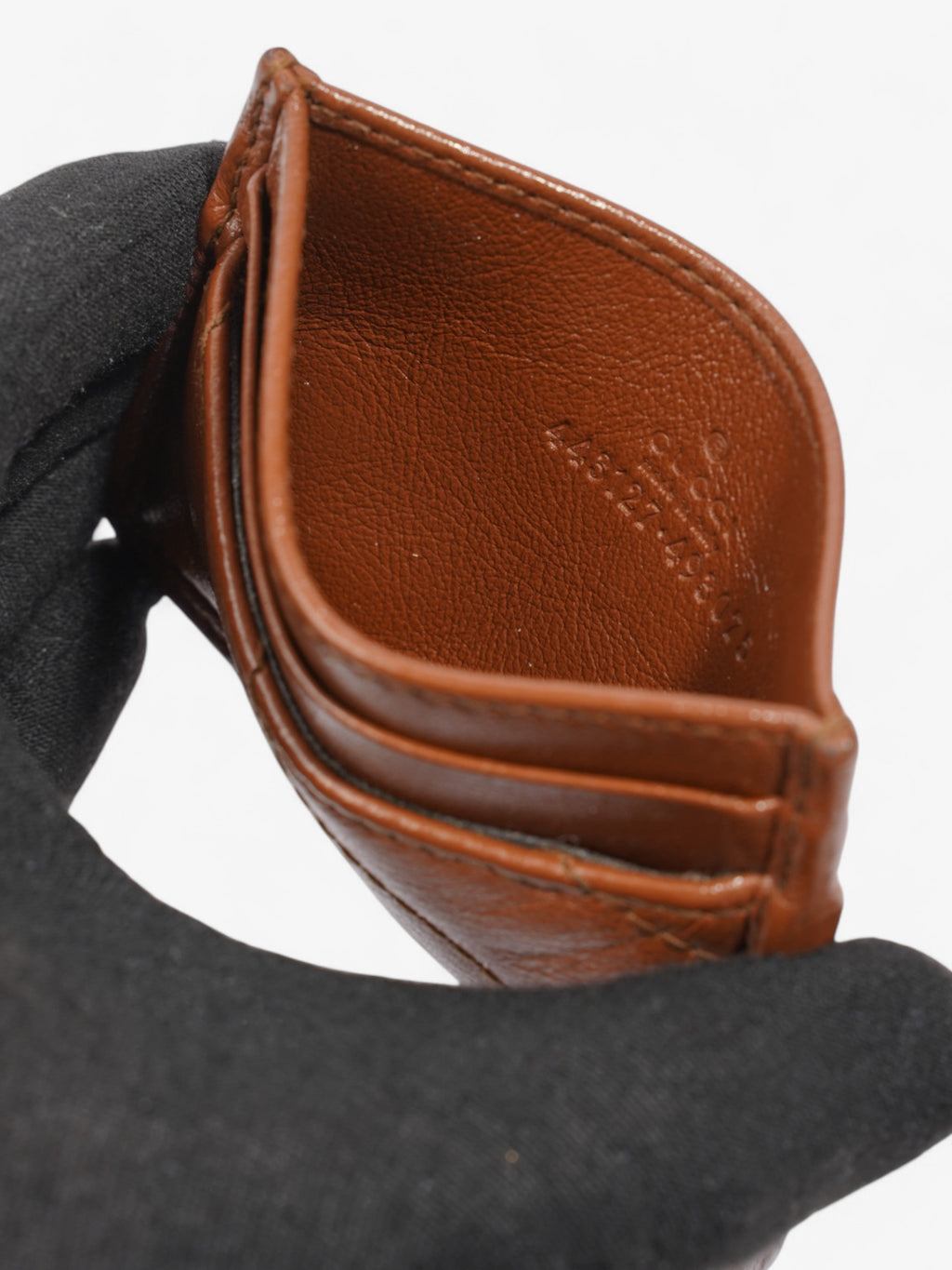 Gucci GG Marmont  Case Brown Matelasse Leather