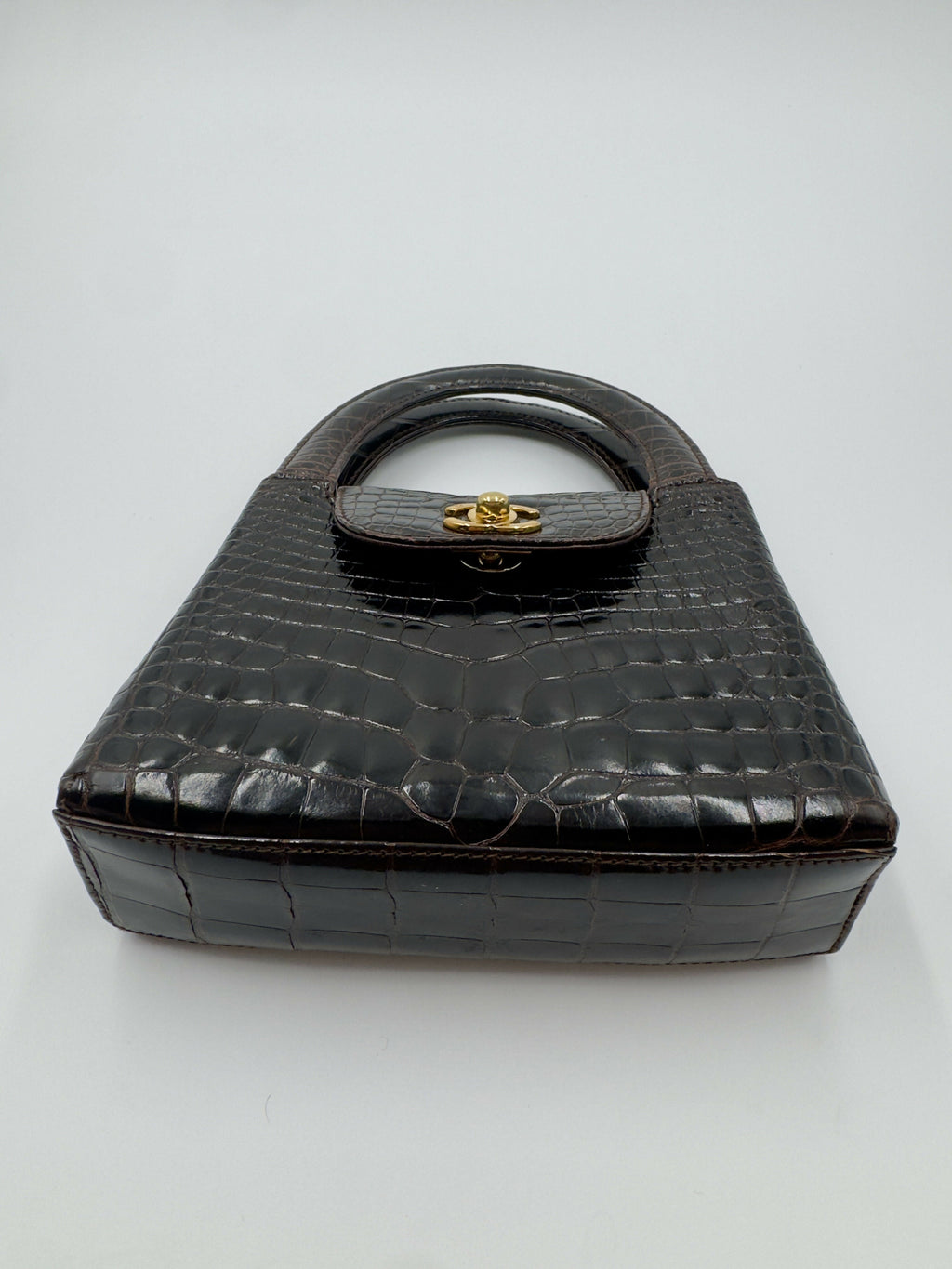 Chanel Vintage Crocodile Mini Kelly
