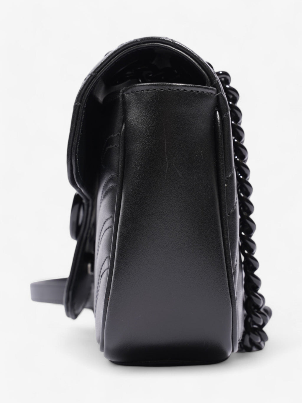 Gucci GG Marmont Black Matelasse Leather Mini