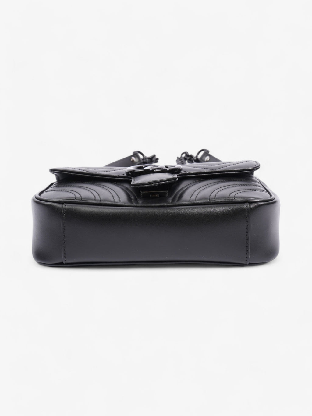 Gucci GG Marmont Black Matelasse Leather Mini