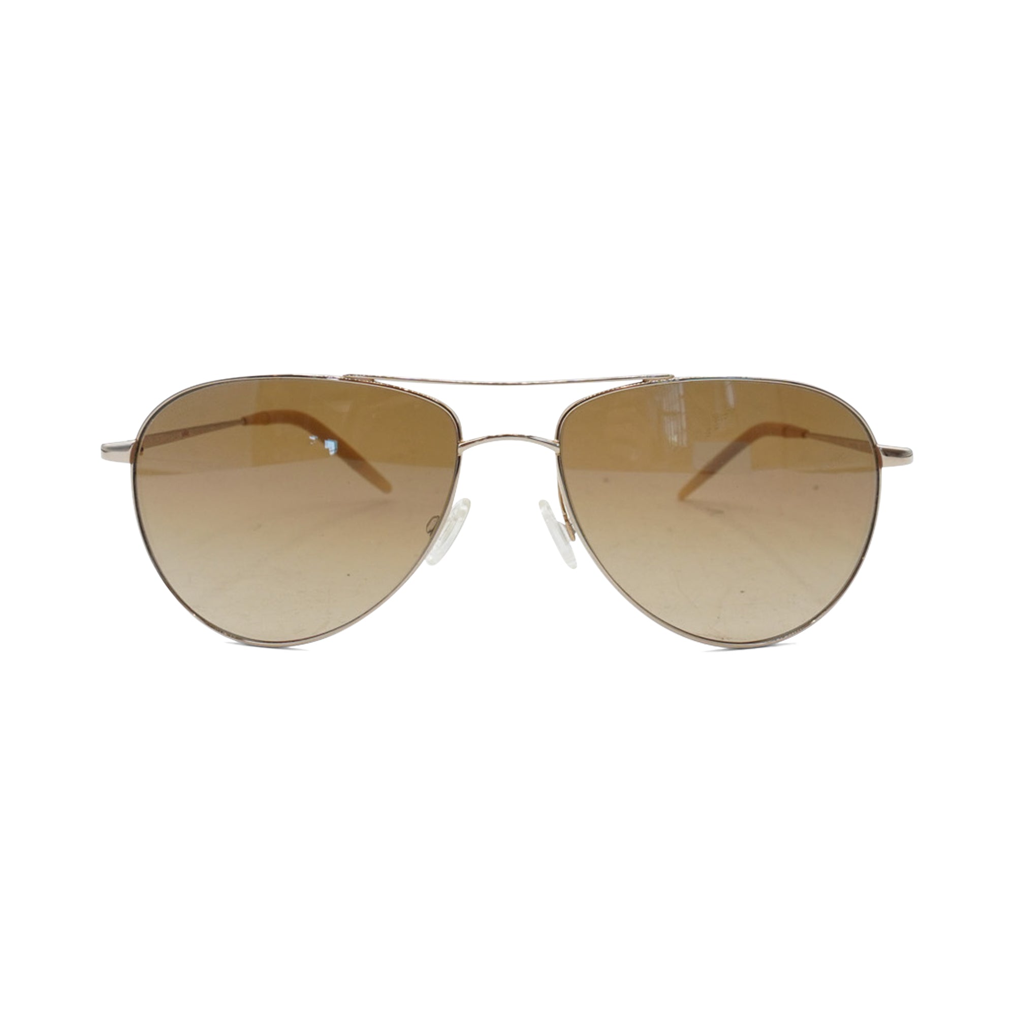 Oliver Peoples 'Benedict' Aviator Sunglasses