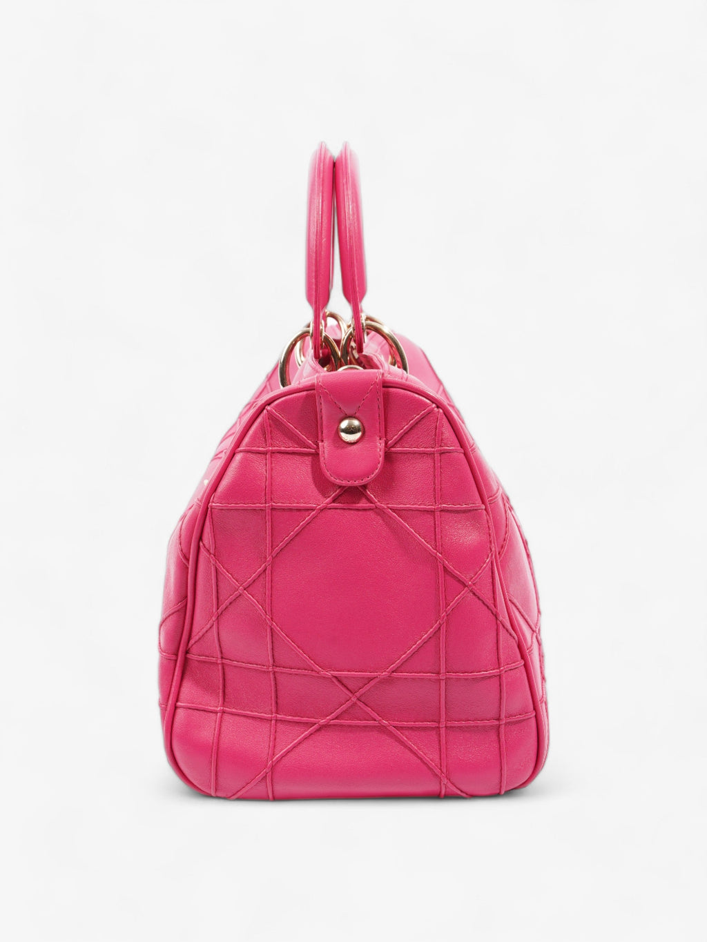 Christian Dior Granville Polochon Bag Pink Leather