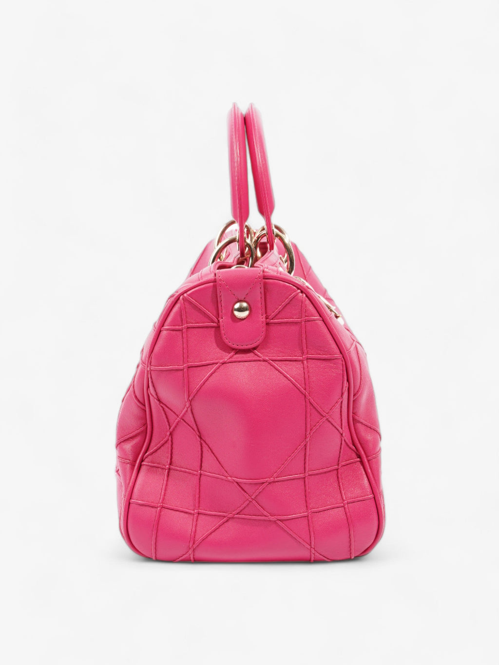 Christian Dior Granville Polochon Bag Pink Leather