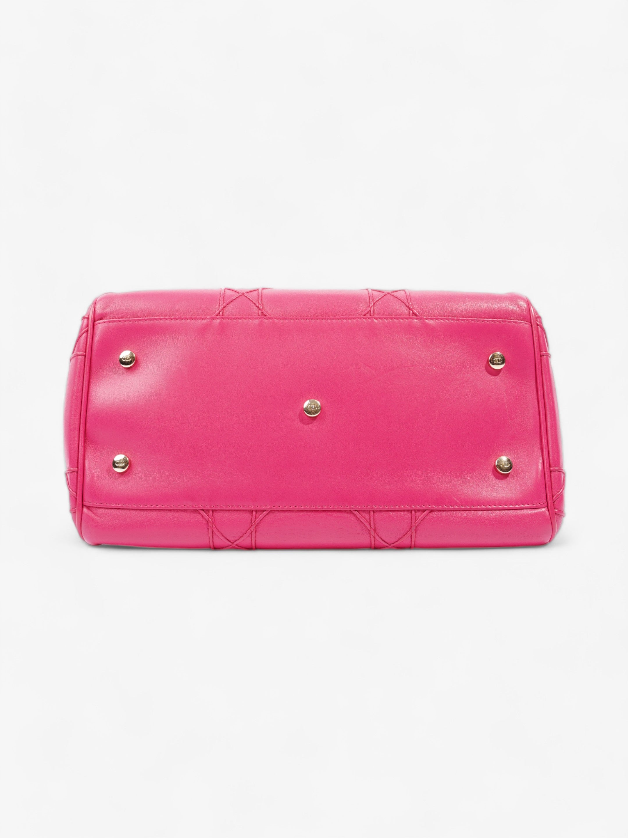 Christian Dior Granville Polochon Bag Pink Leather