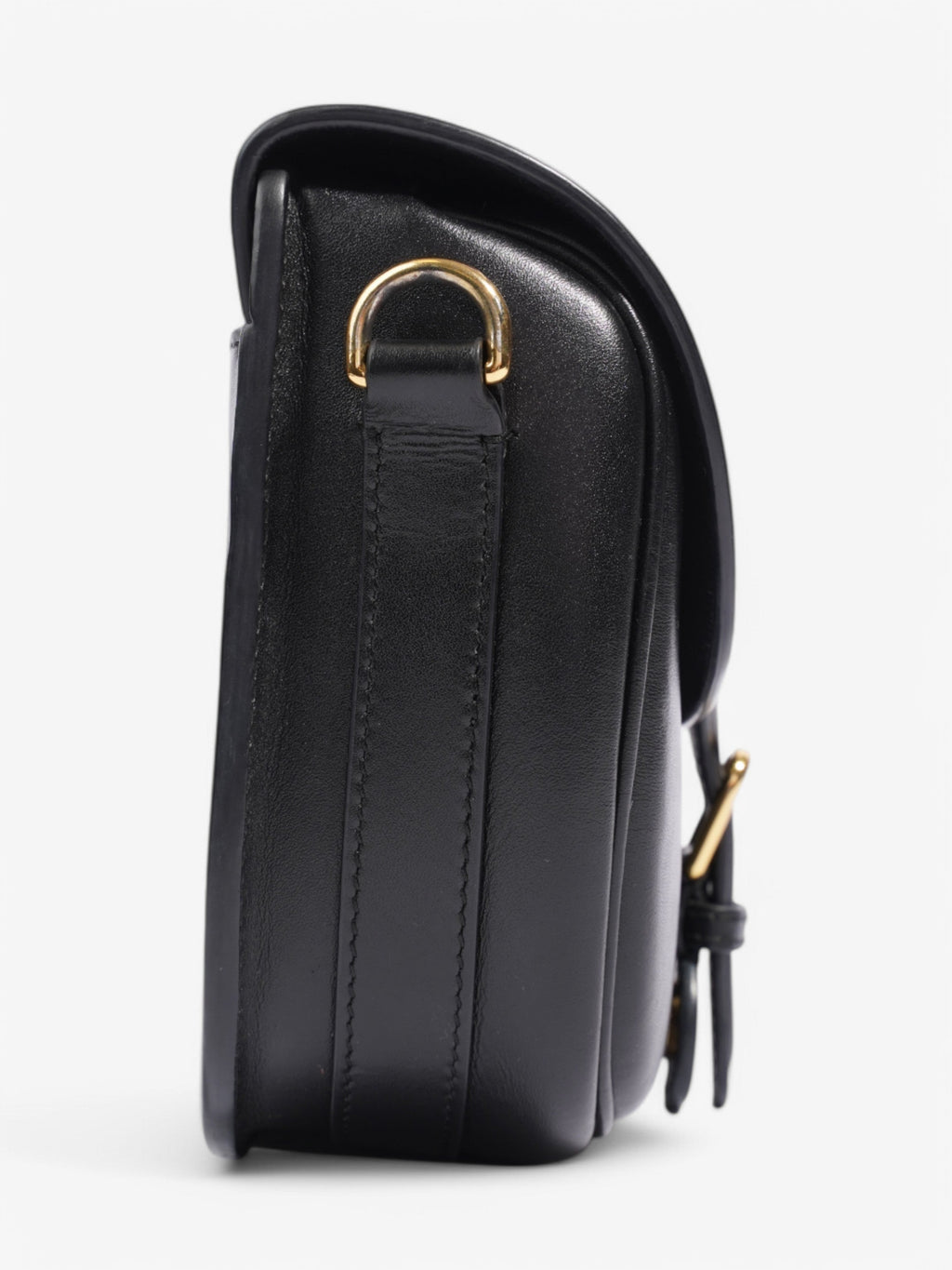 Christian Dior Bobby Flap Black Calfskin Leather Medium