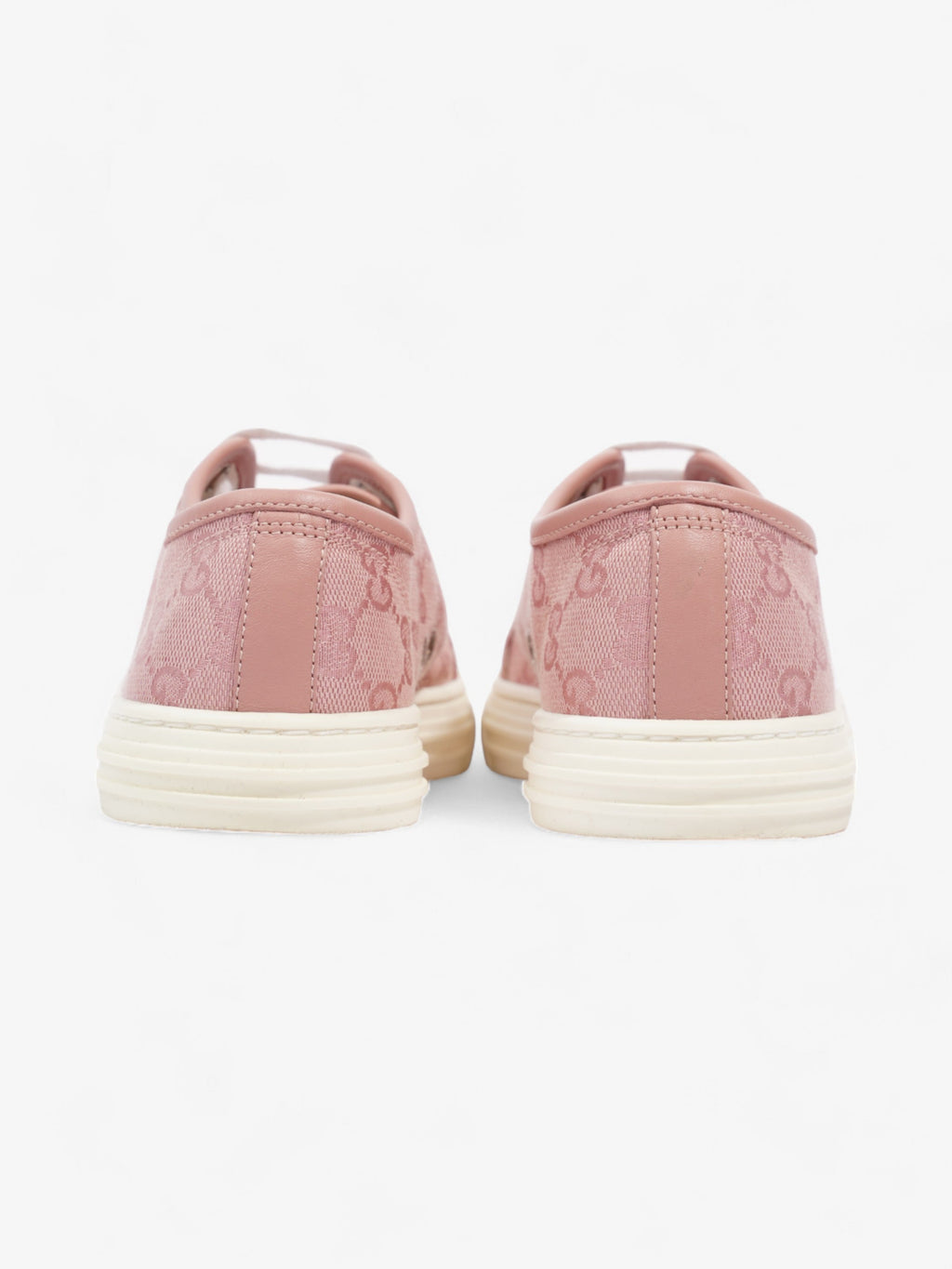 Gucci GG Low-top Sneakers Pink Canvas EU 37.5 UK 4.5