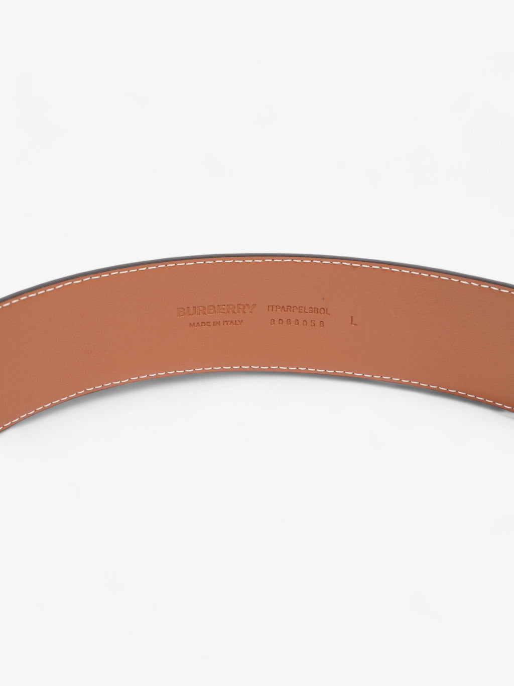 Burberry Check Belt Archive Beige / Gold Canvas Large - 124cm