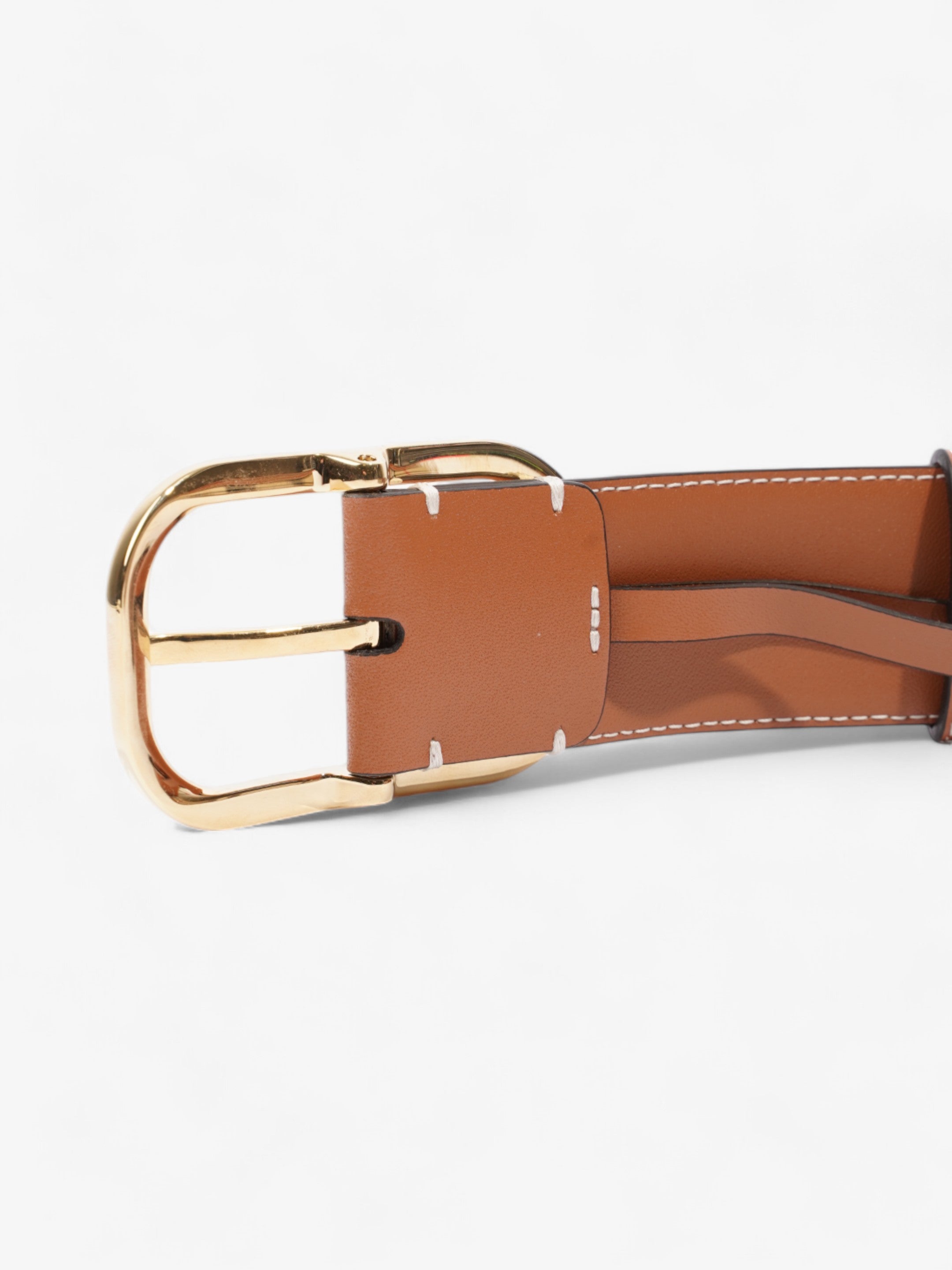 Burberry Check Belt Archive Beige / Gold Canvas Large - 124cm