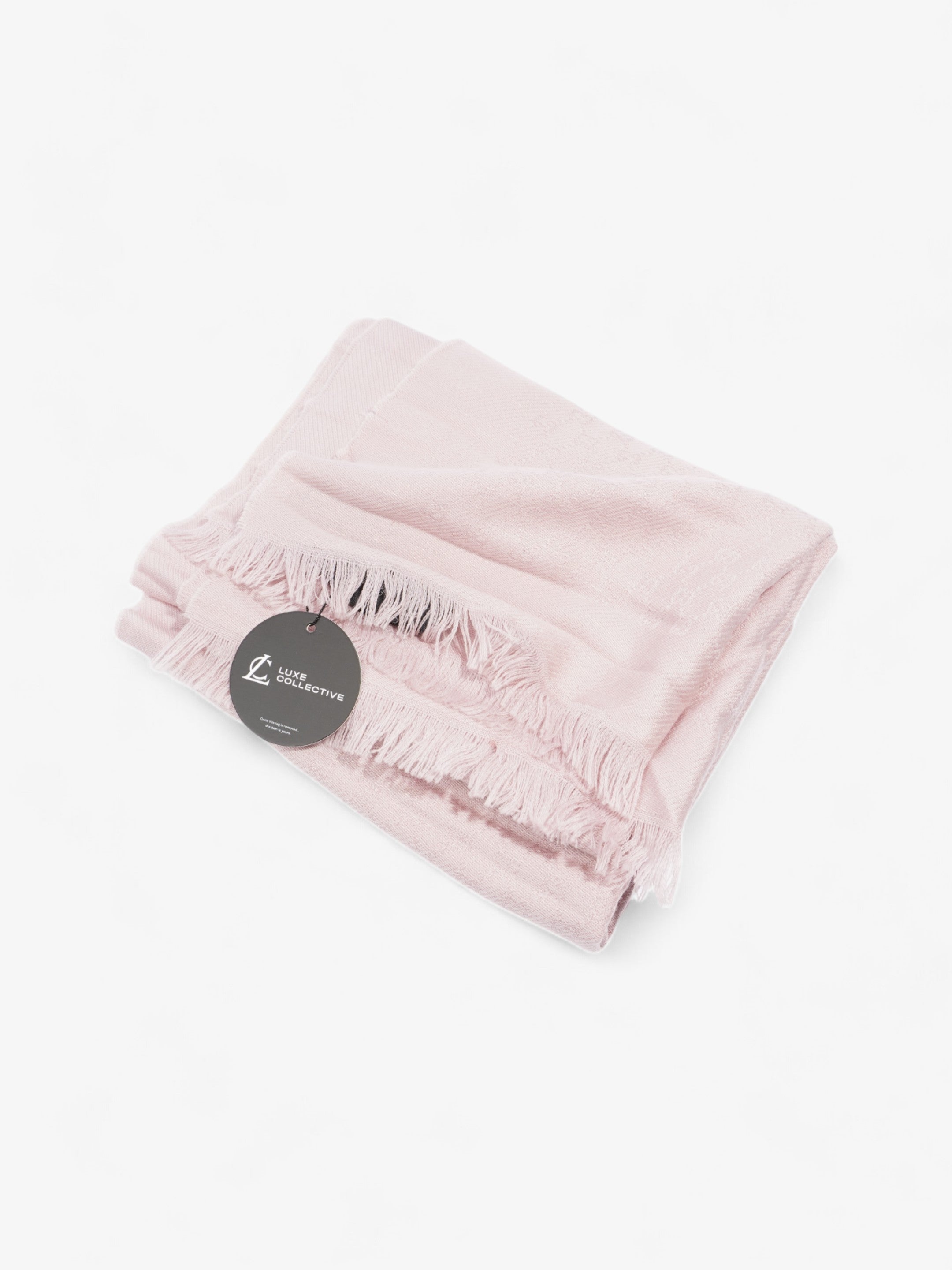 Gucci GG Scarf Pink Wool