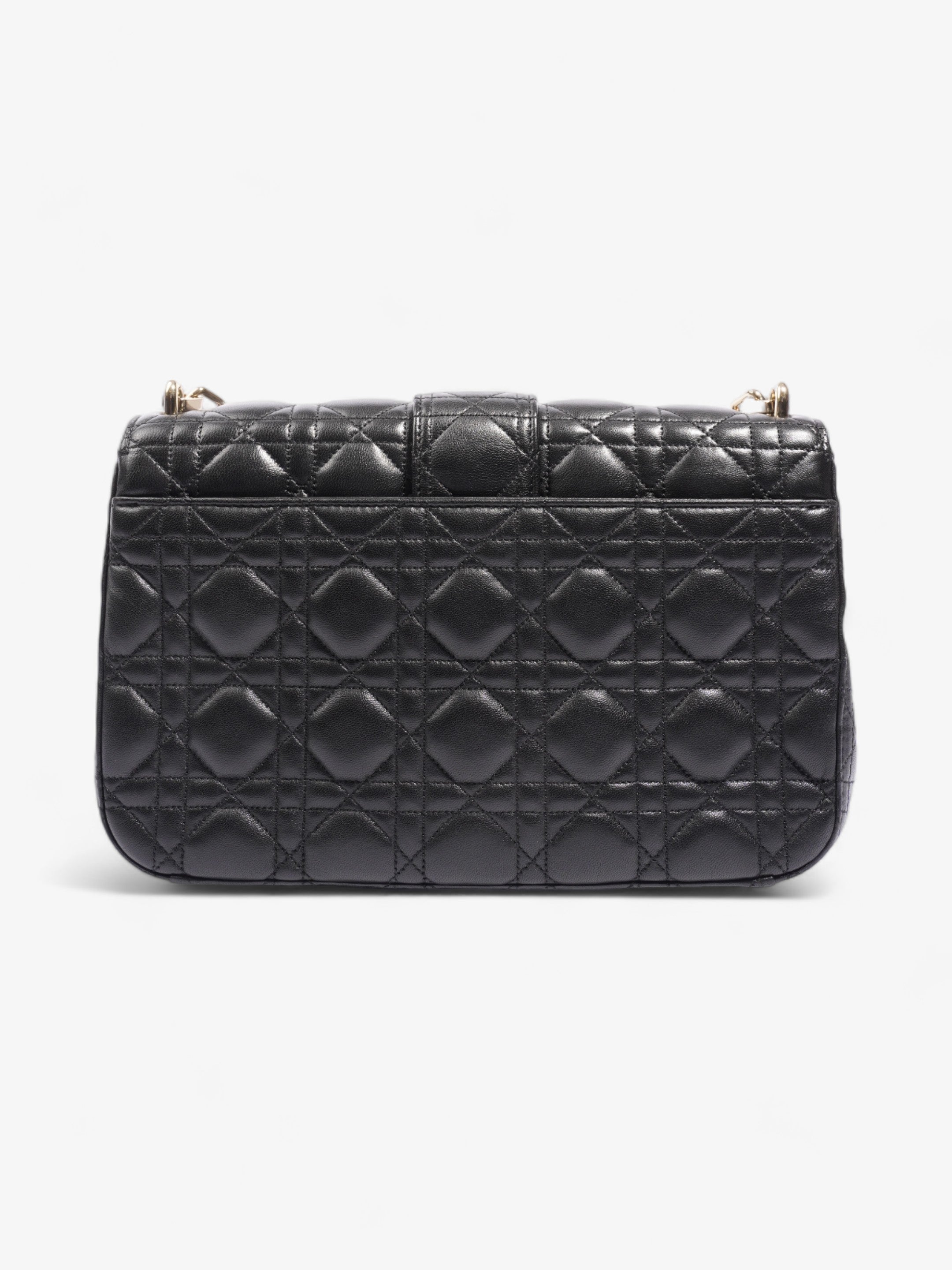 Christian Dior Miss Dior Flap Bag Black Lambskin Leather