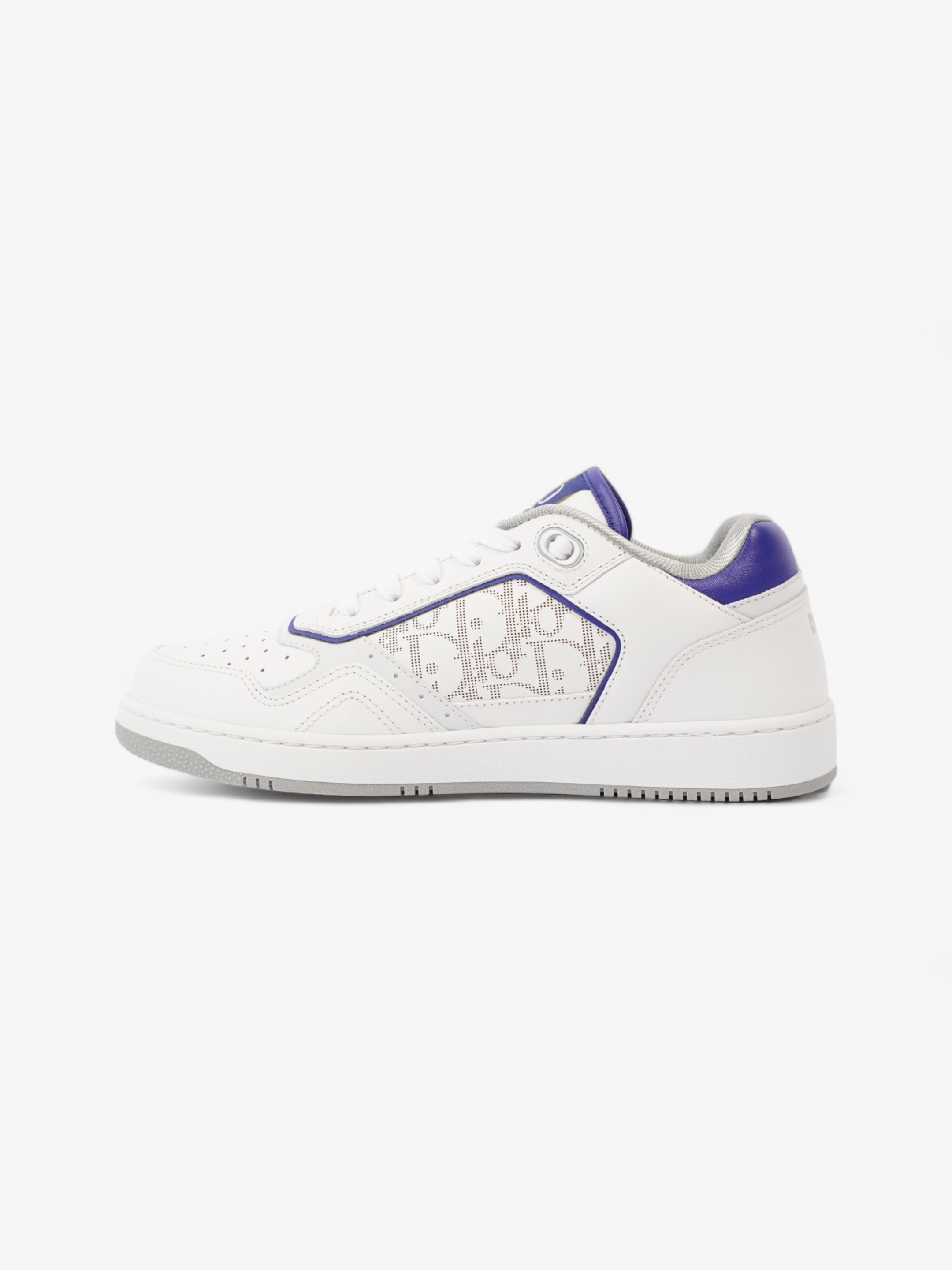 Christian Dior B27 Low Top Sneakers  White / Blue Leather EU 40 UK 6