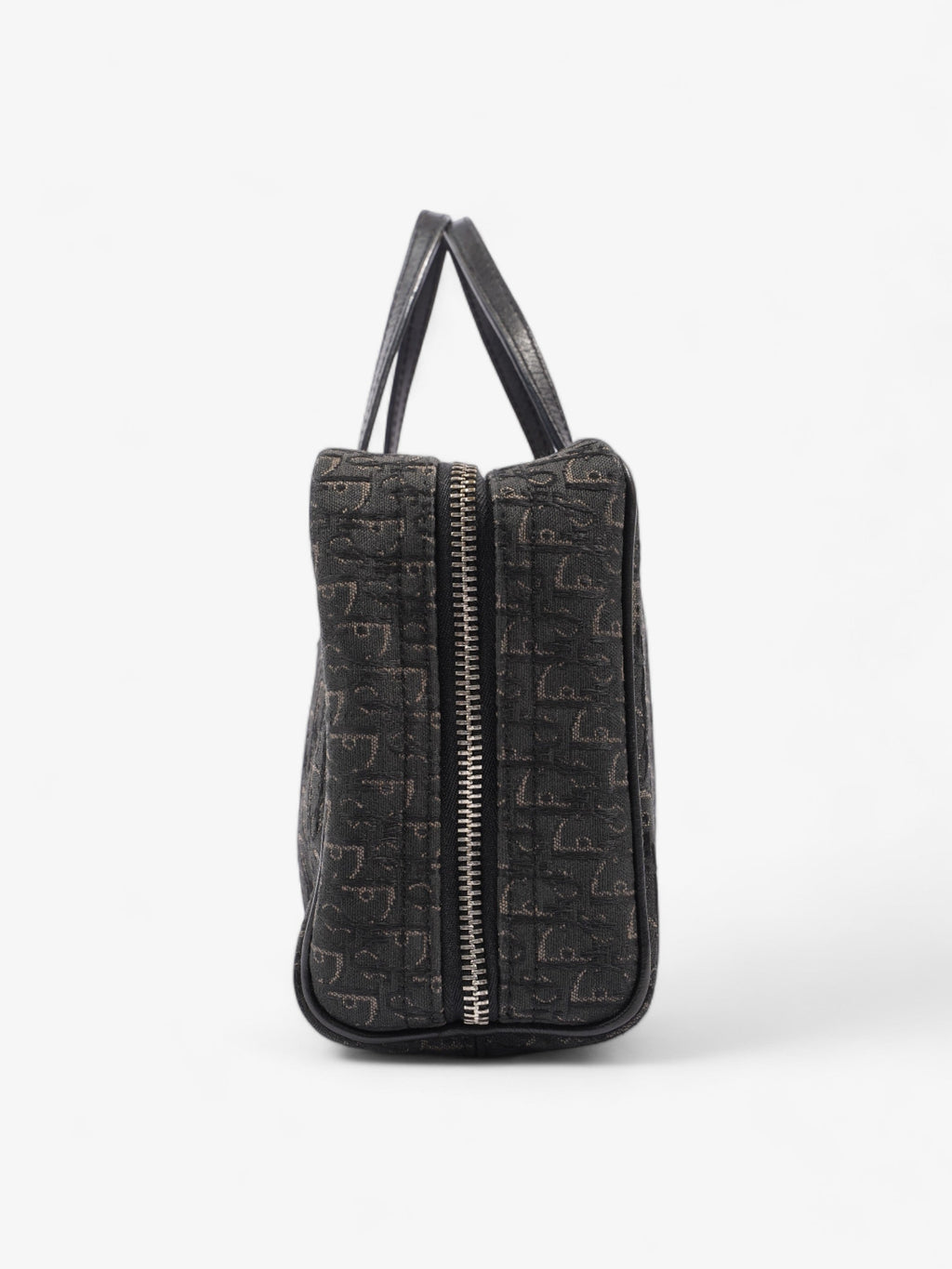 Christian Dior Trotter Handbag Black Dior Oblique Canvas