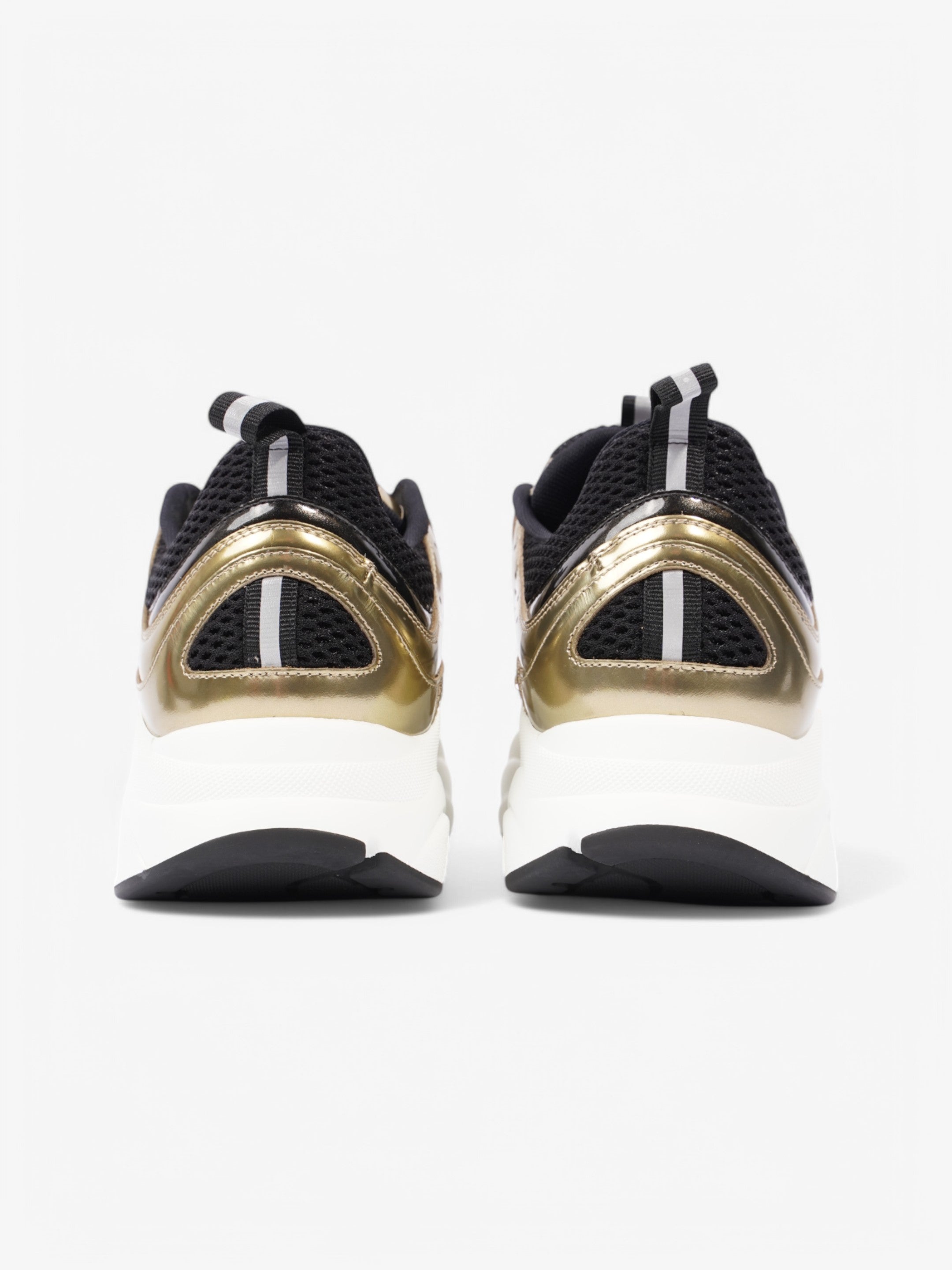 Christian Dior B22 Sneakers White  / Gold / Black Mesh EU 42 UK 8