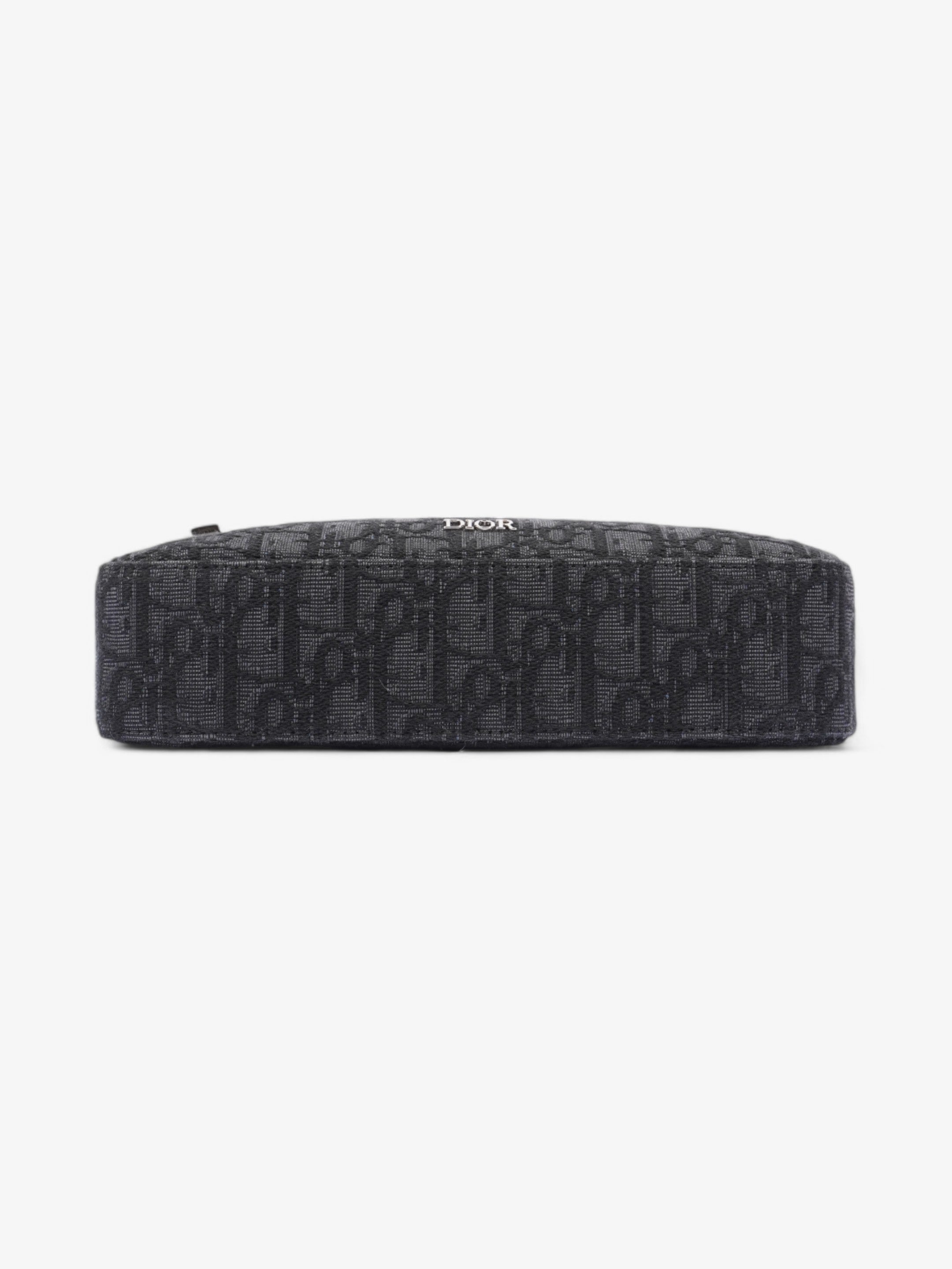 Christian Dior Safari Messenger Bag Navy / Black Canvas