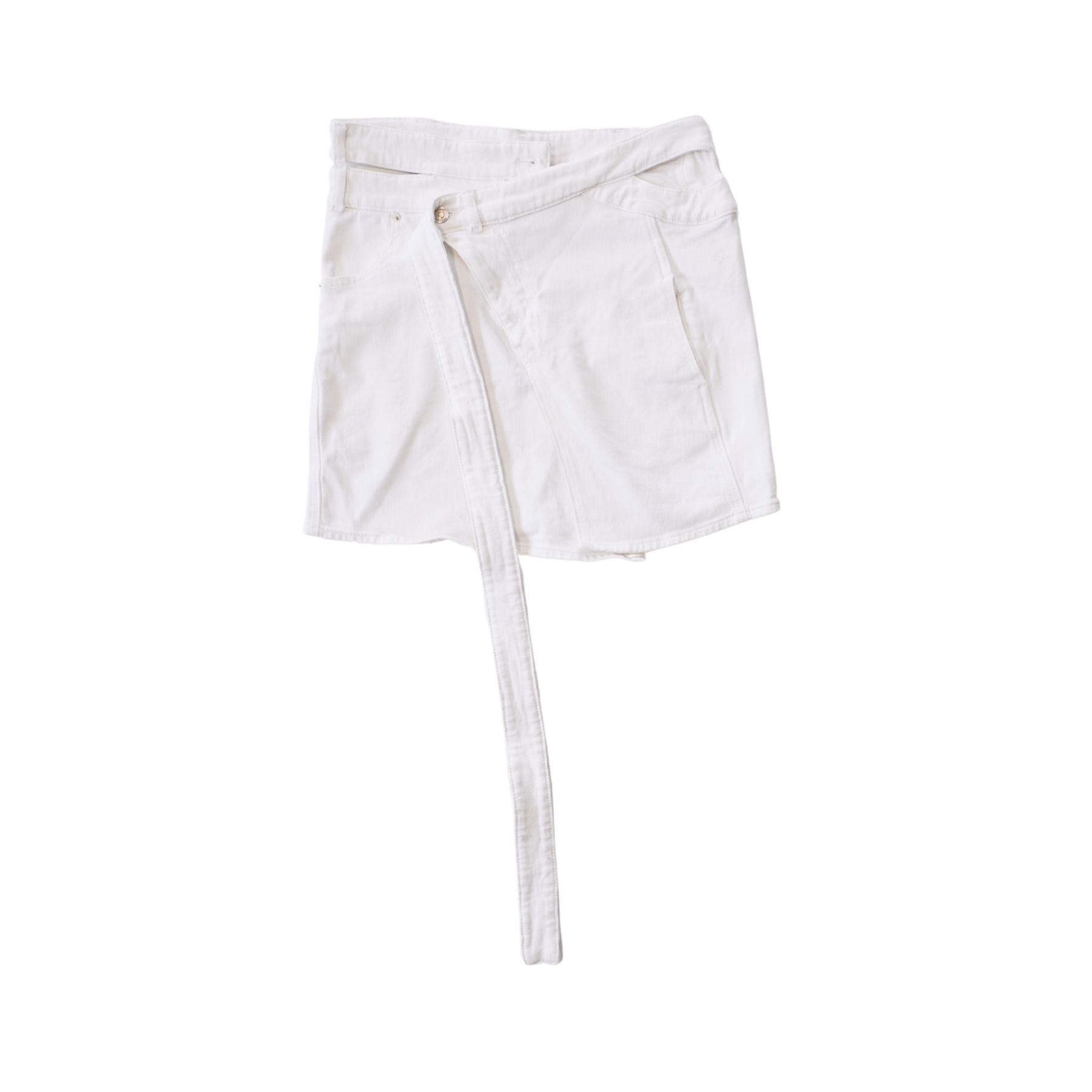 Ottolinger Denim Wrap Skirt - Women's L