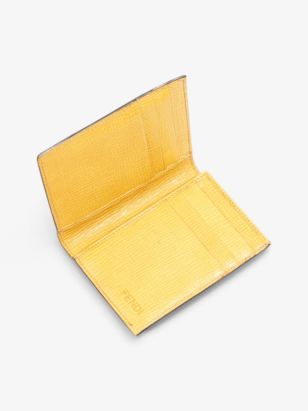 Fendi  Holder Brown Coated Canvas