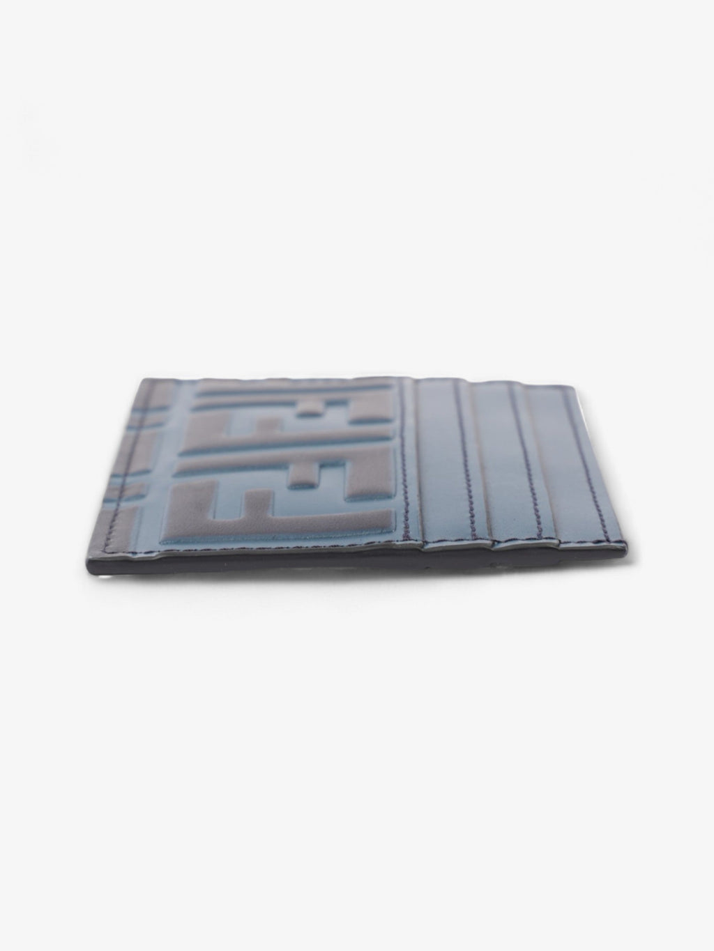 Fendi FF  Holder Blue Marine Leather