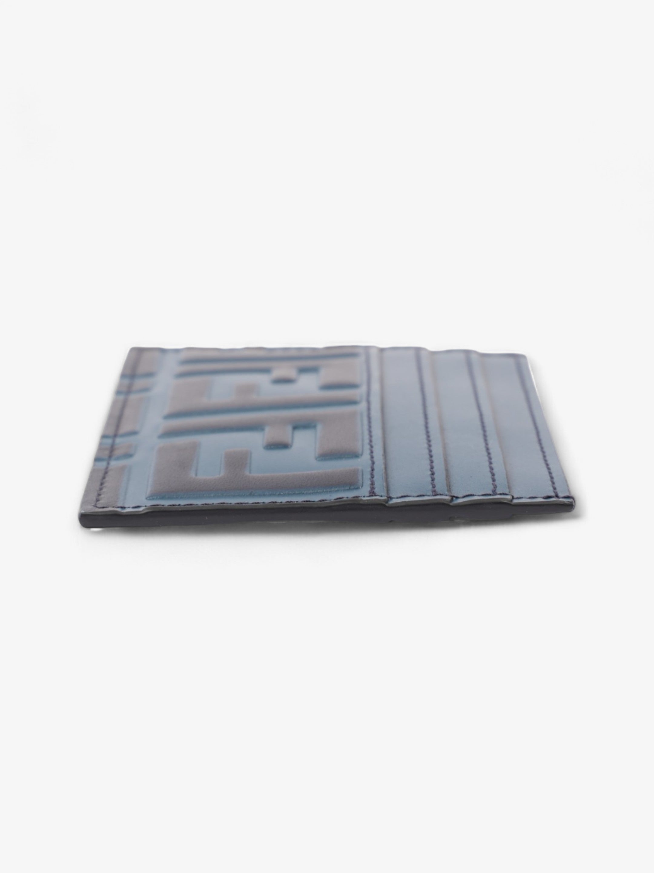 Fendi FF  Holder Blue Marine Leather