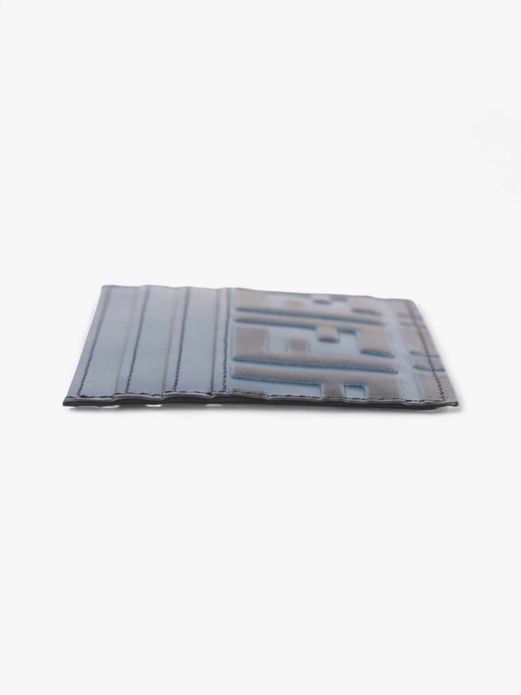Fendi FF  Holder Blue Marine Leather