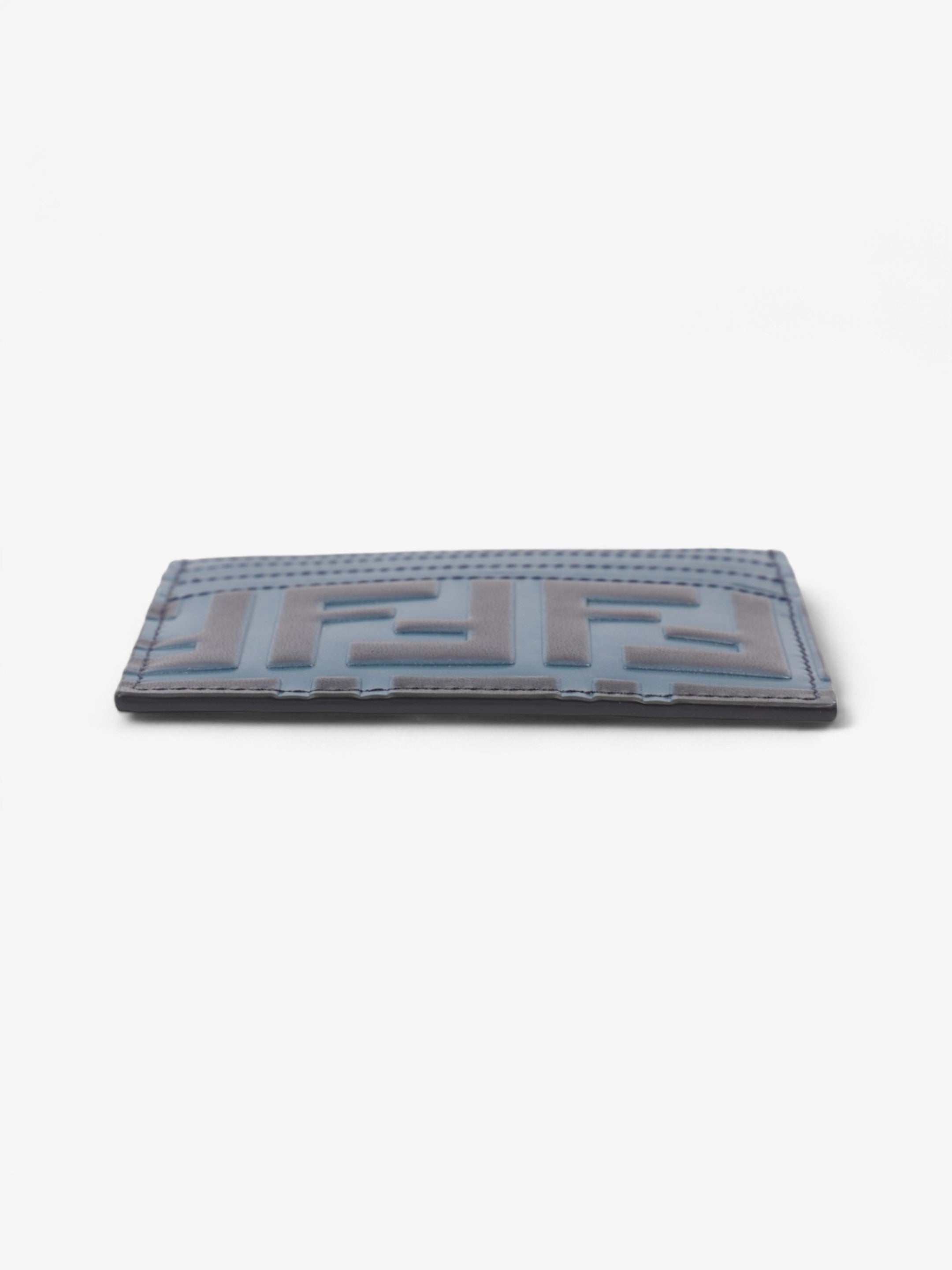 Fendi FF  Holder Blue Marine Leather