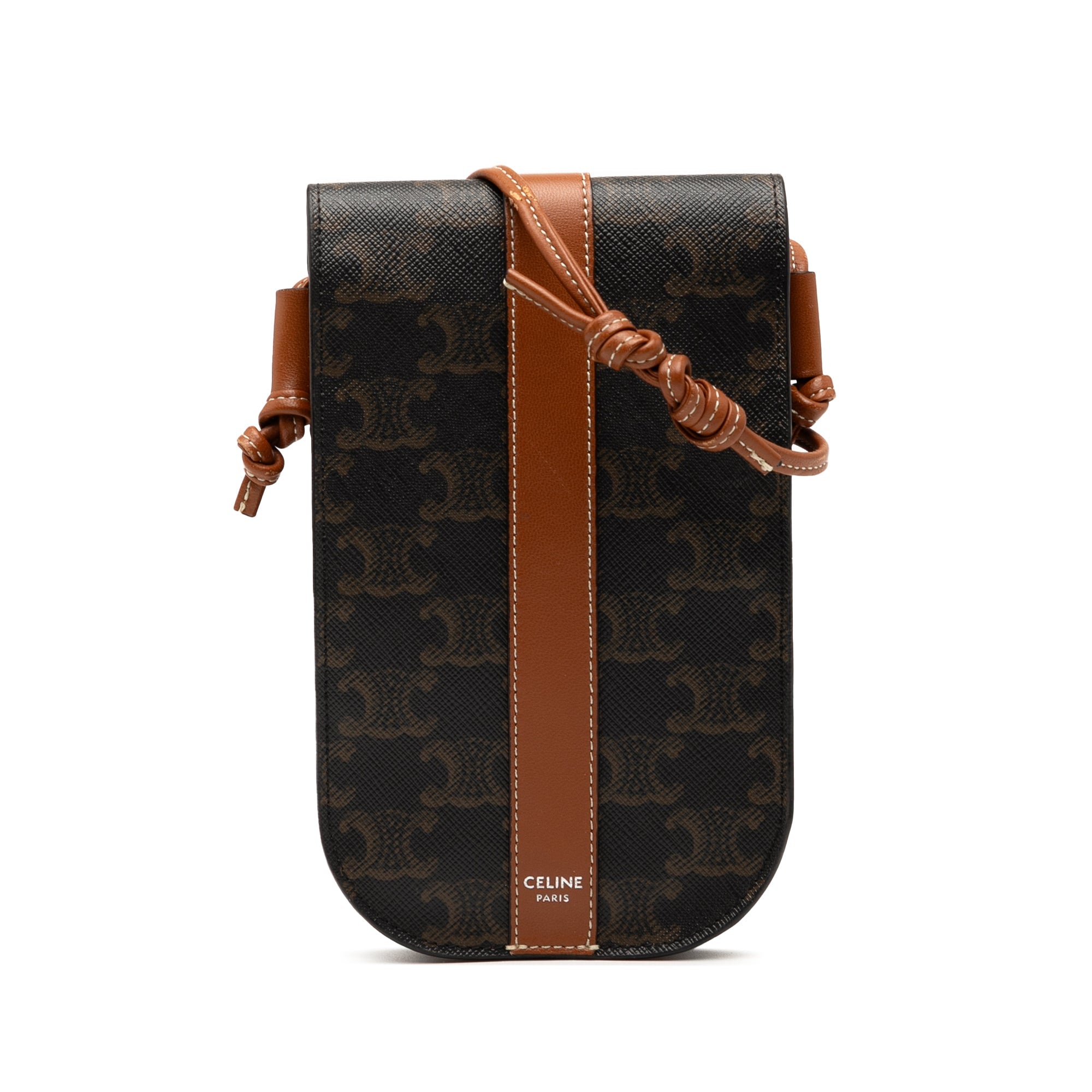 Triomphe East-West Shoulder Bag Triomphe Coated Canvas