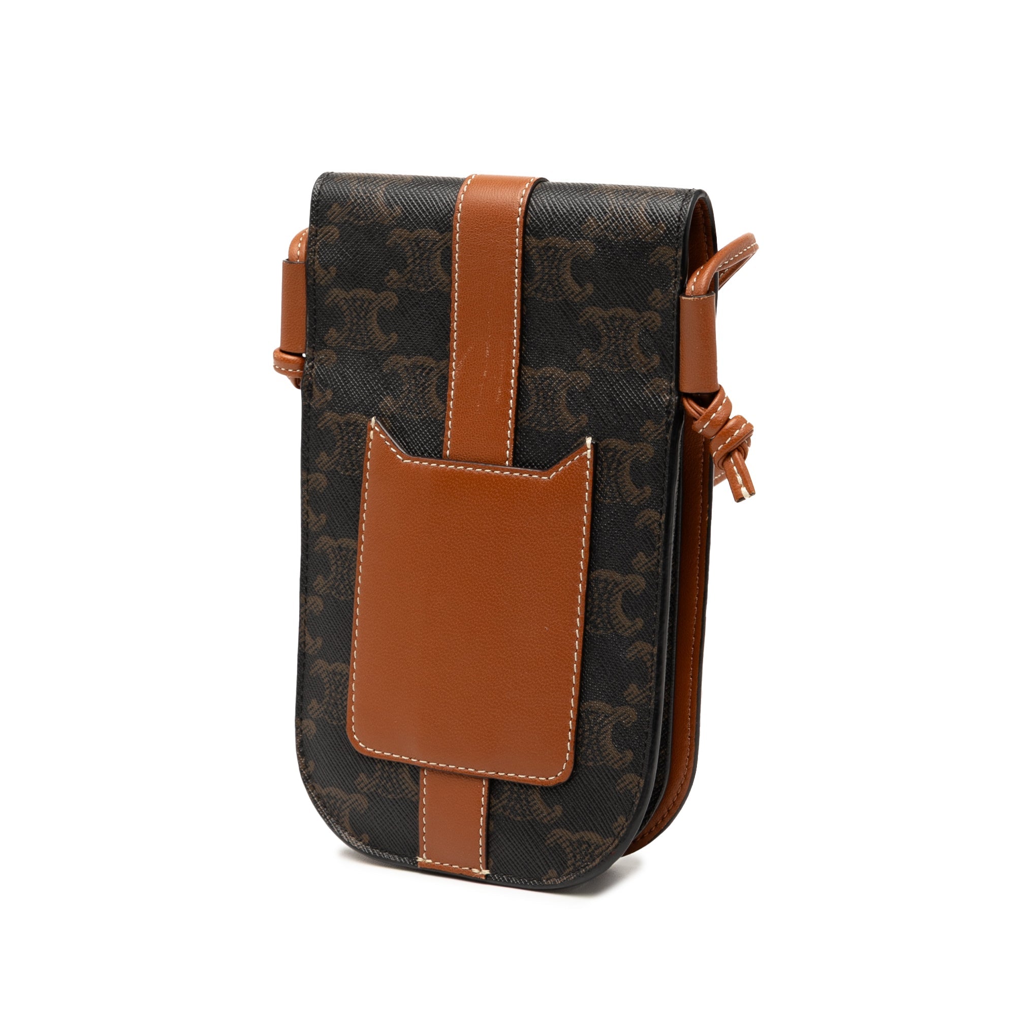Triomphe East-West Shoulder Bag Triomphe Coated Canvas