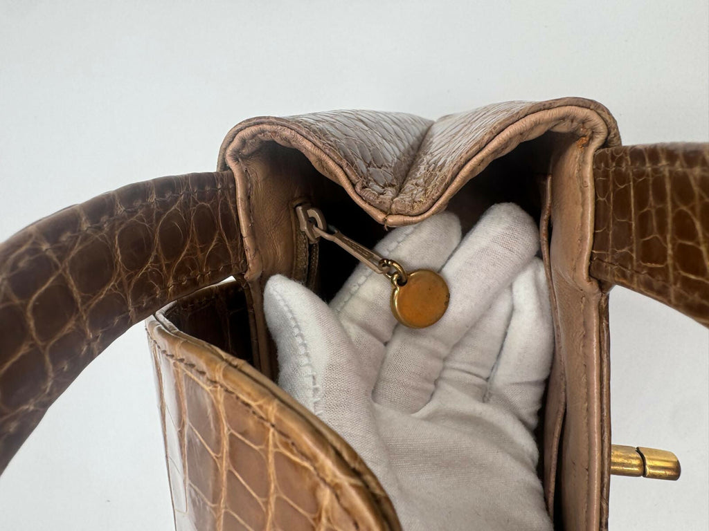 Chanel Vintage Crocodile Kelly Top Handle bag