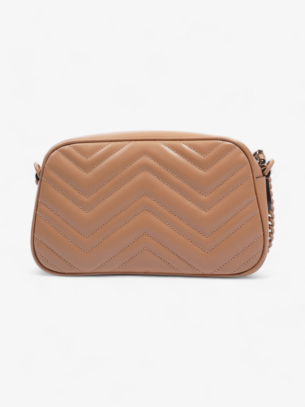 Gucci GG Marmont Beige Matelasse Leather Small
