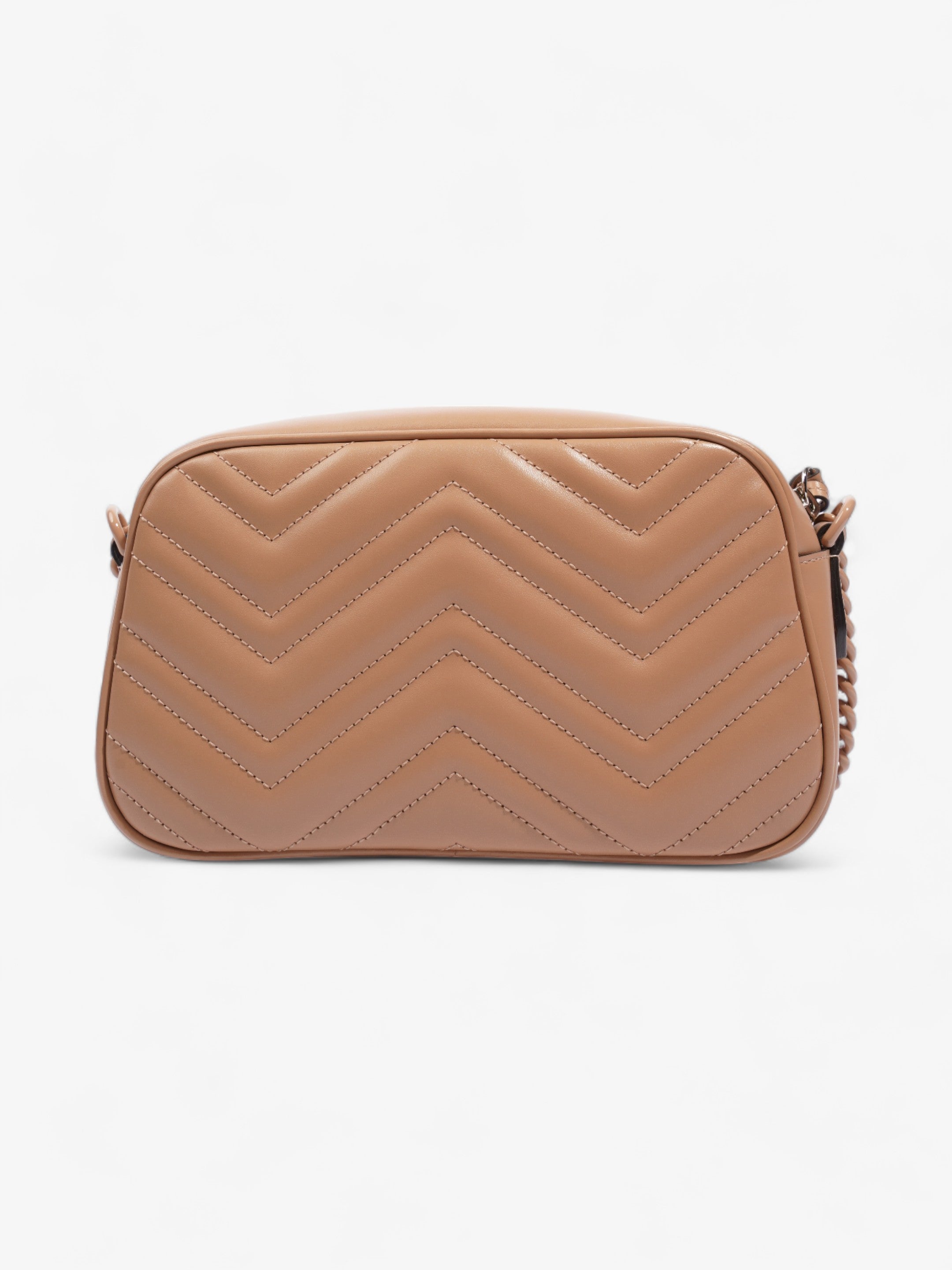 Gucci GG Marmont Beige Matelasse Leather Small