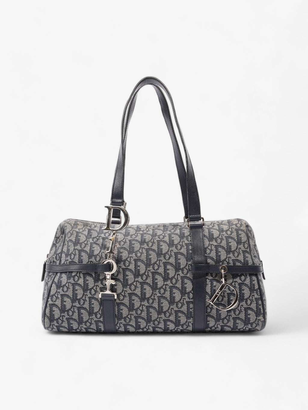 Christian Dior Small Duffle Dior Blue Oblique Canvas