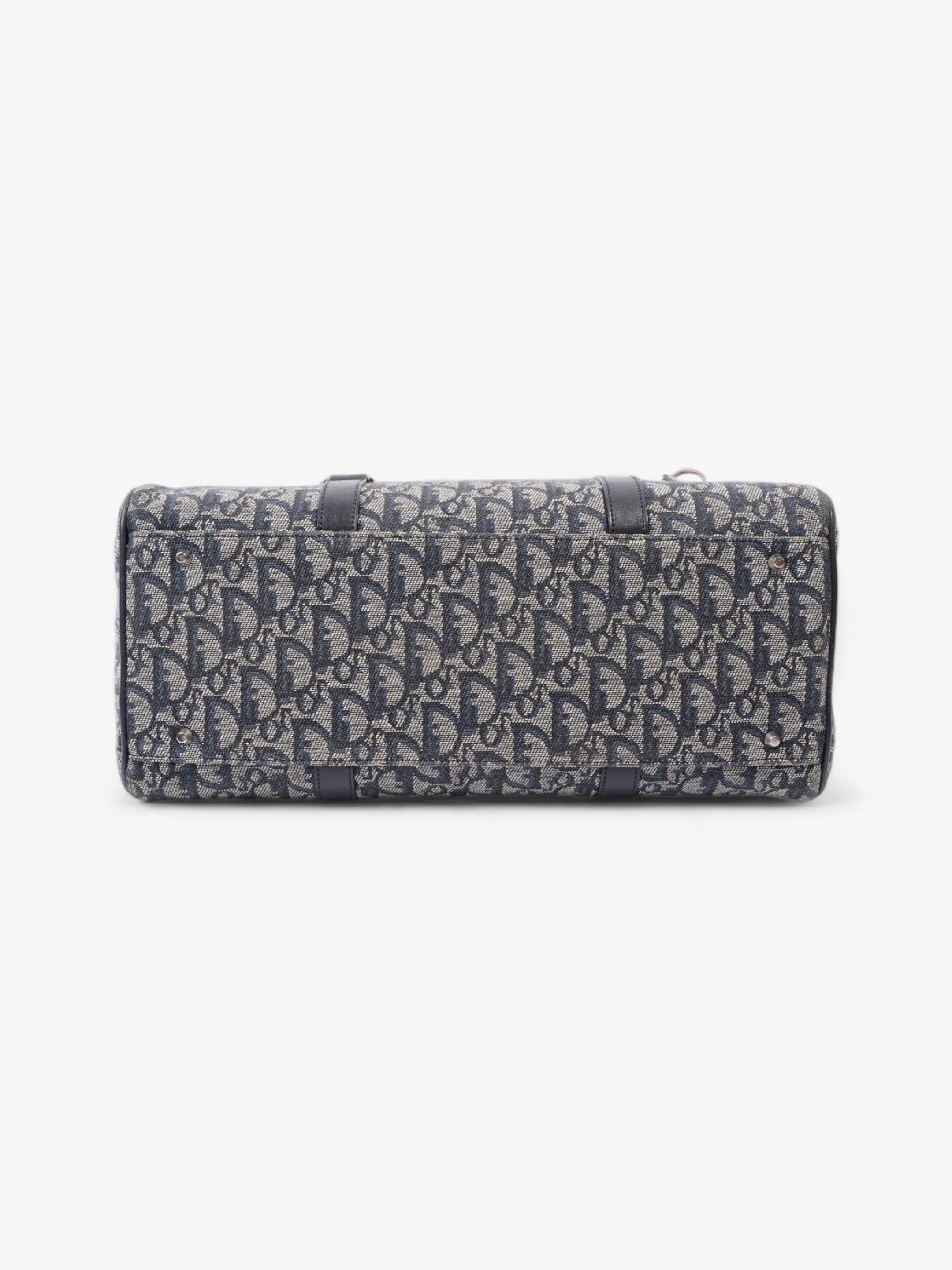 Christian Dior Small Duffle Dior Blue Oblique Canvas