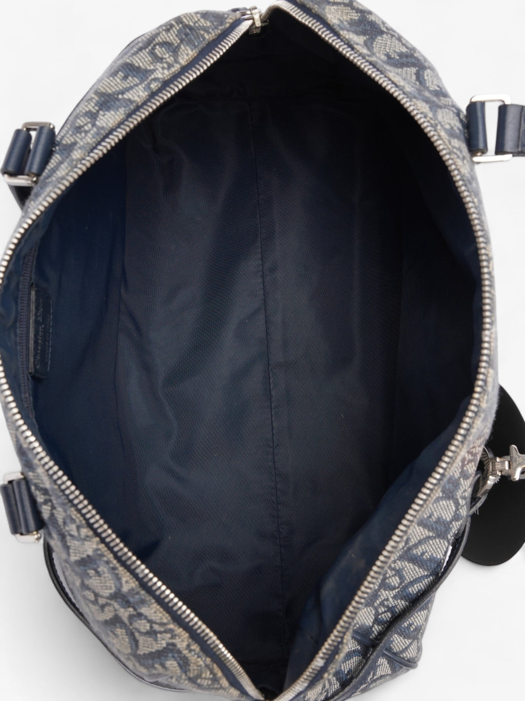 Christian Dior Small Duffle Dior Blue Oblique Canvas