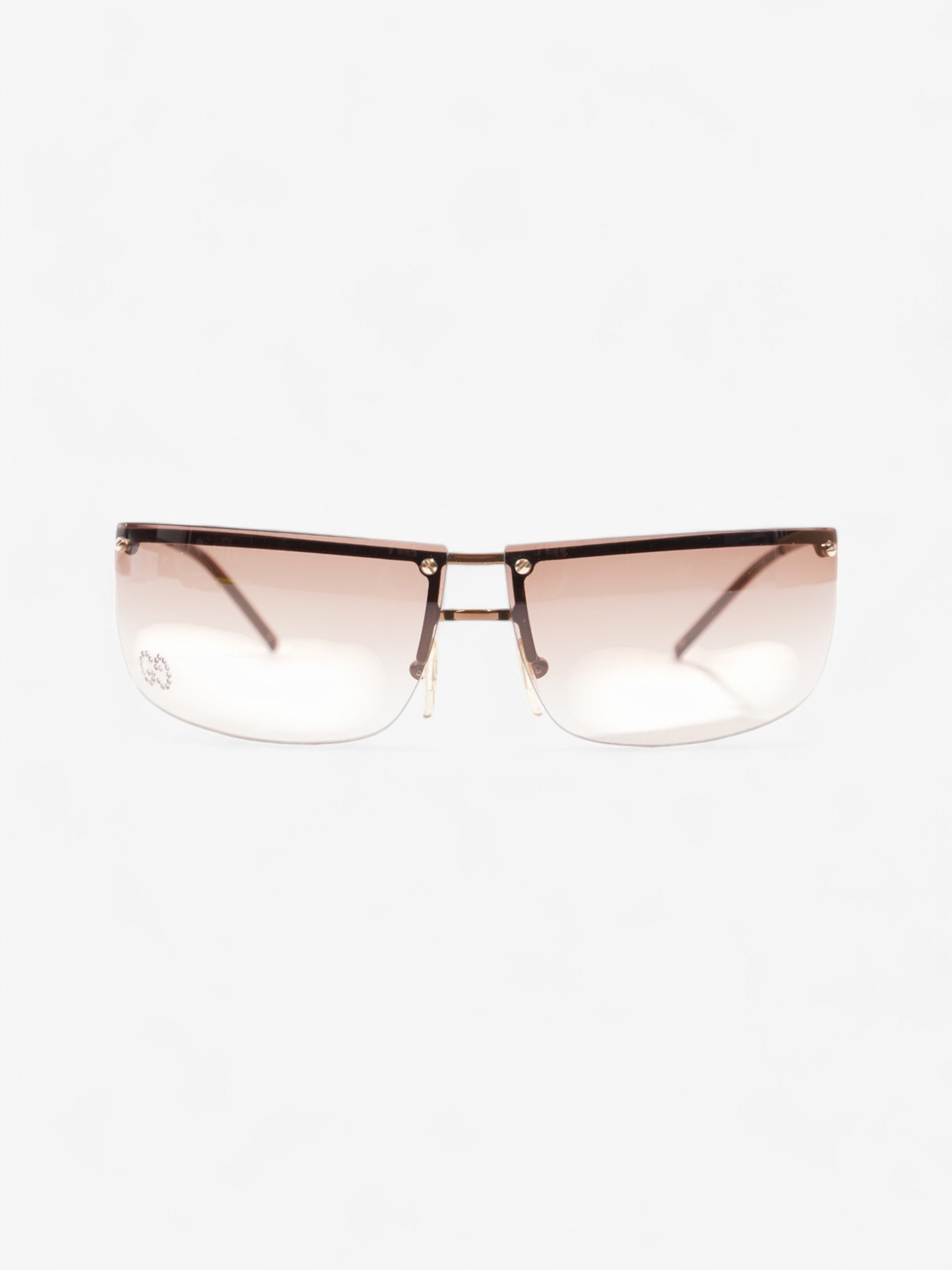 Gucci GG Diamante Sunglasses Brown Acetate