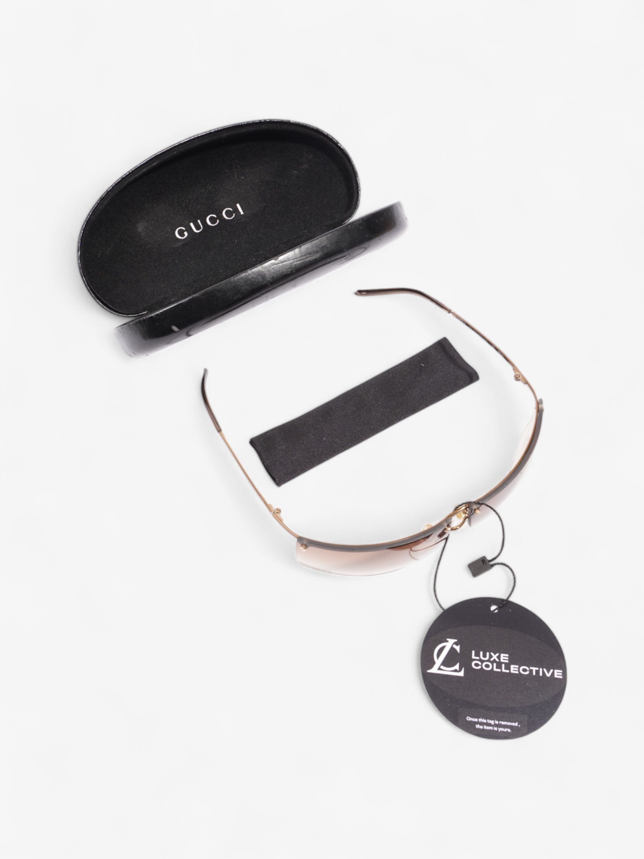 Gucci GG Diamante Sunglasses Brown Acetate