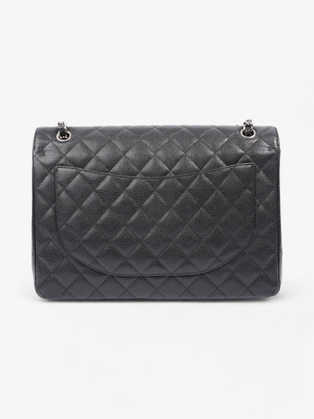 Chanel Classic Double Flap Black Caviar Leather Maxi