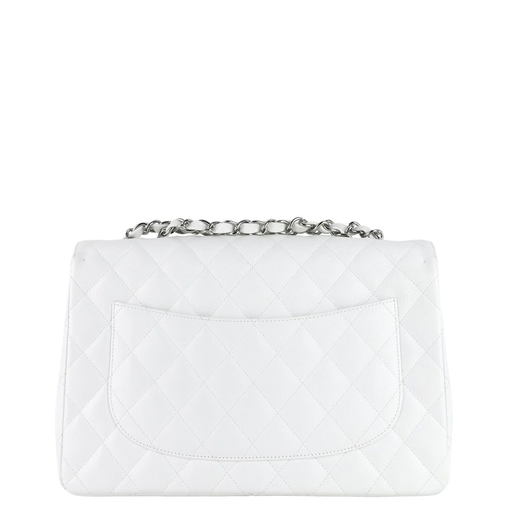 Chanel Classic Single Flap Large Caviar Leather Bag