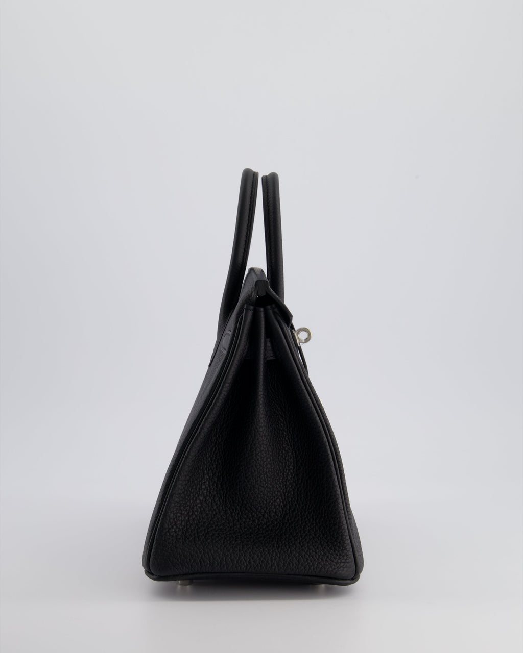 Hermès Birkin 25 Retourne Bag in Black Togo Leather with Palladium Hardware