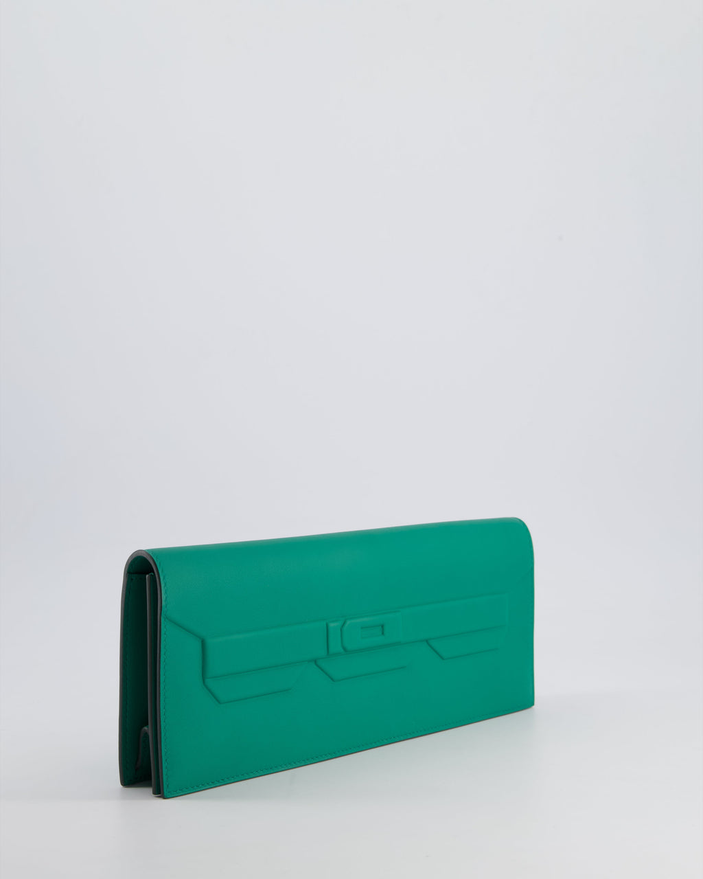 *FIRE PRICE* Hermès Birkin Cut Shadow Bag In Vert Vertigo Swift Leather