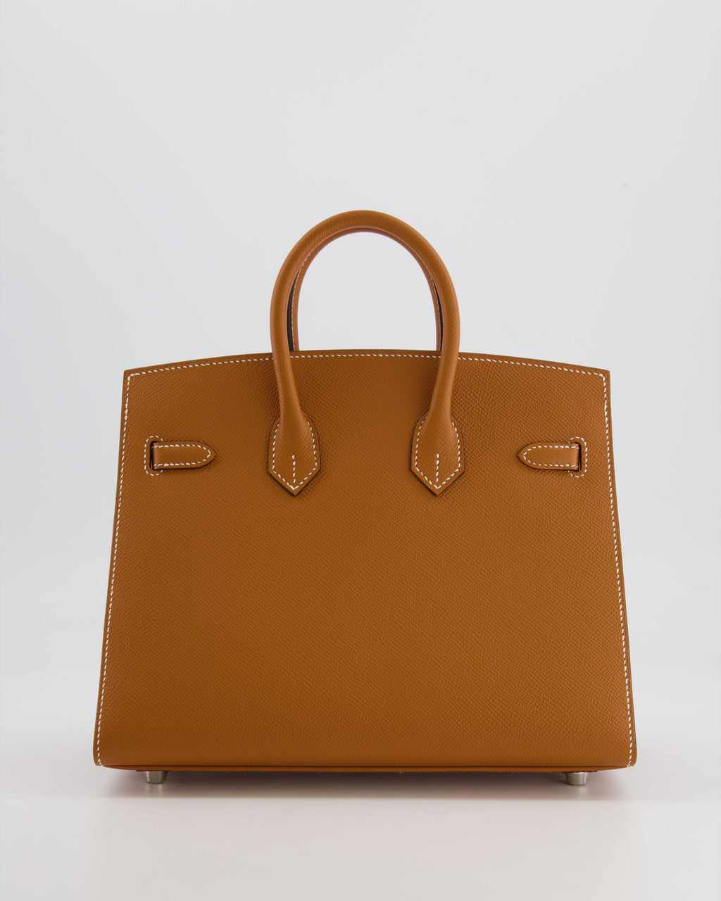 Hermès Birkin 25 Sellier Bag in Toffee Epsom Leather with Palladium Hardware
