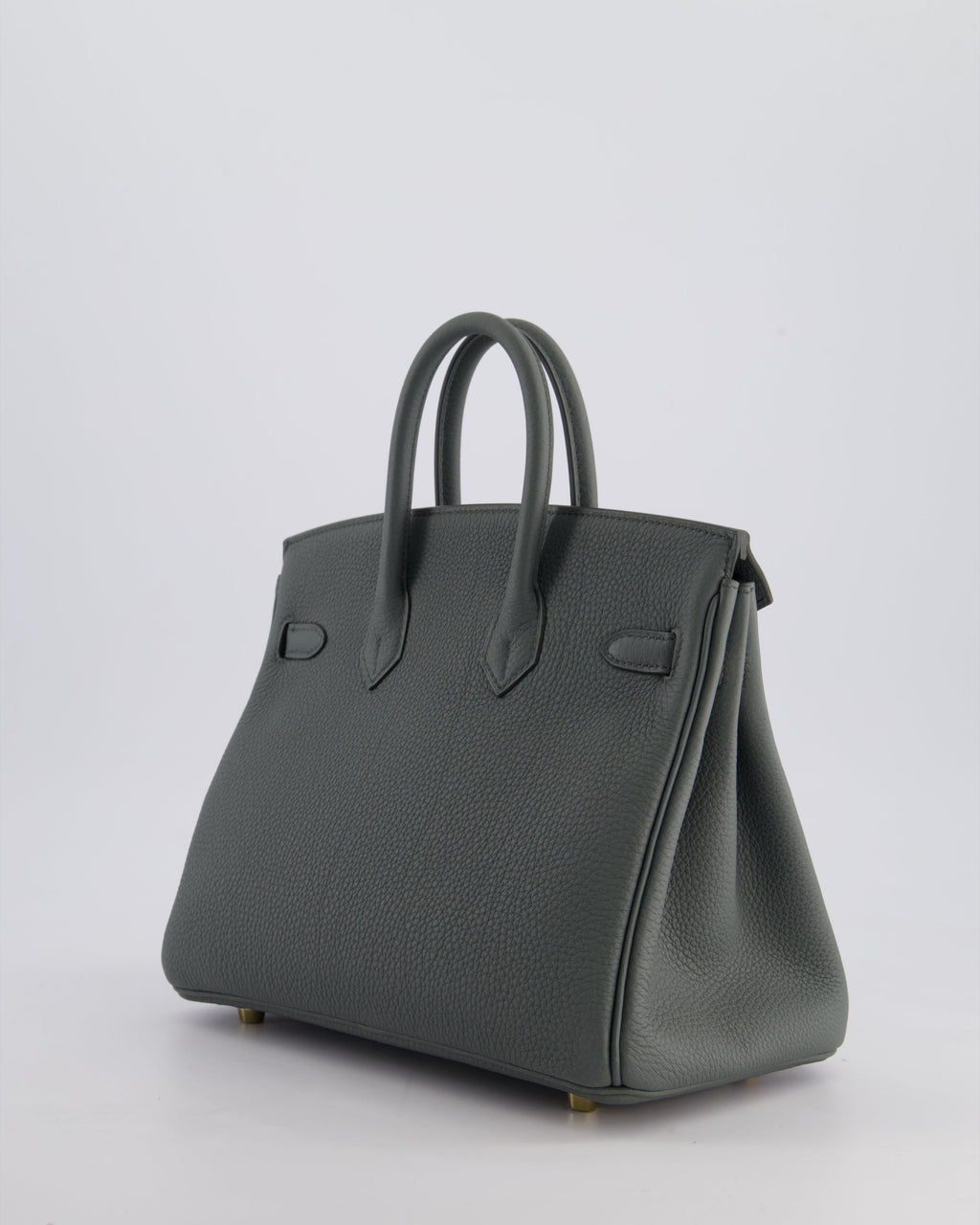 *SUPER HOT COLOUR* Hermès Birkin 25 Retourne Bag in Vert Amande Togo Leather with Gold Hardware