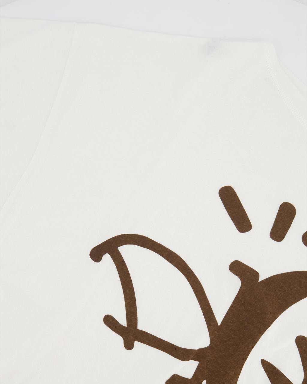 Christian Dior x Cactus Jack Menswear White T-Shirt with Brown Dior Logo Size XXL (UK 44)